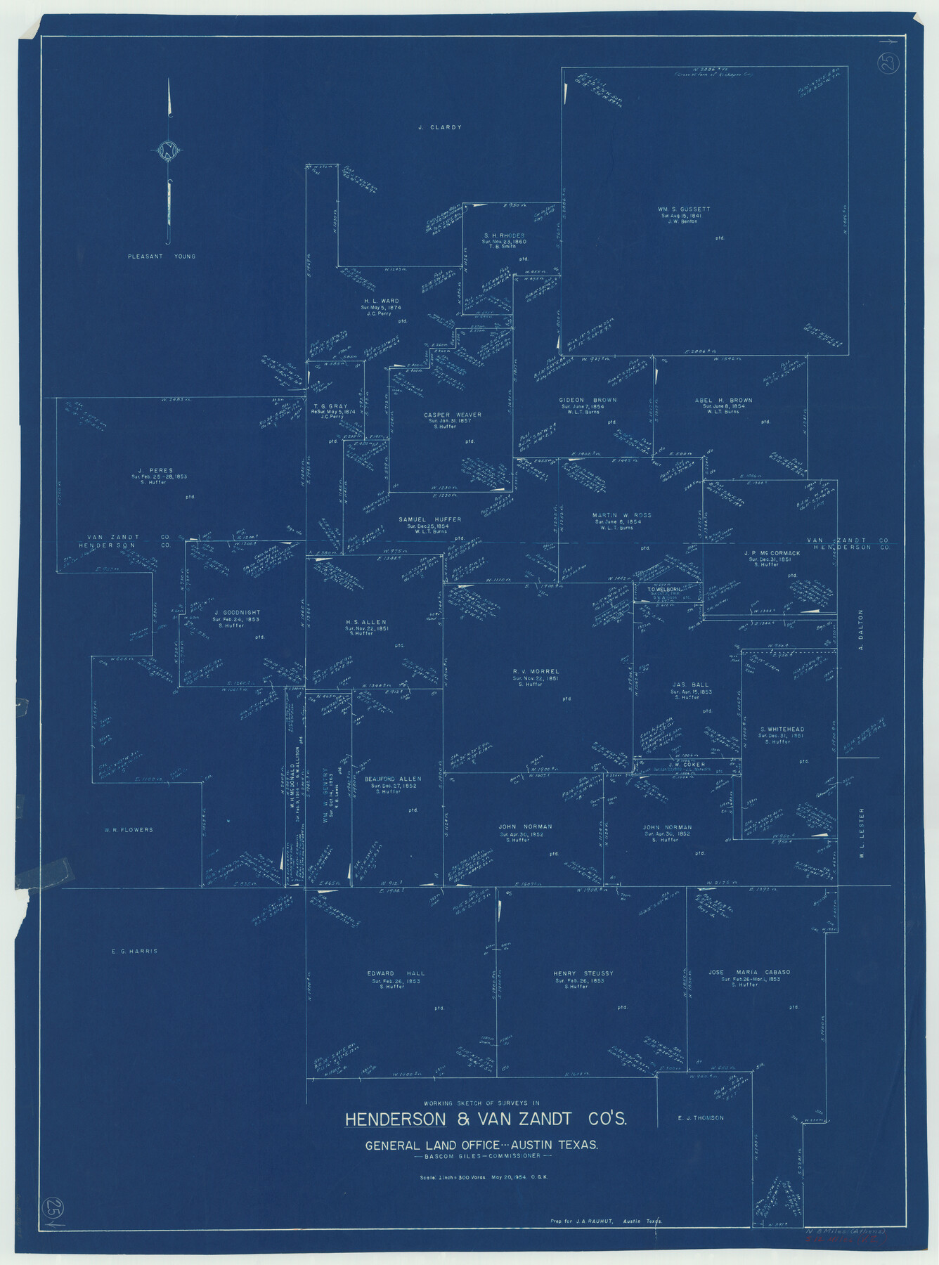 66158, Henderson County Working Sketch 25, General Map Collection