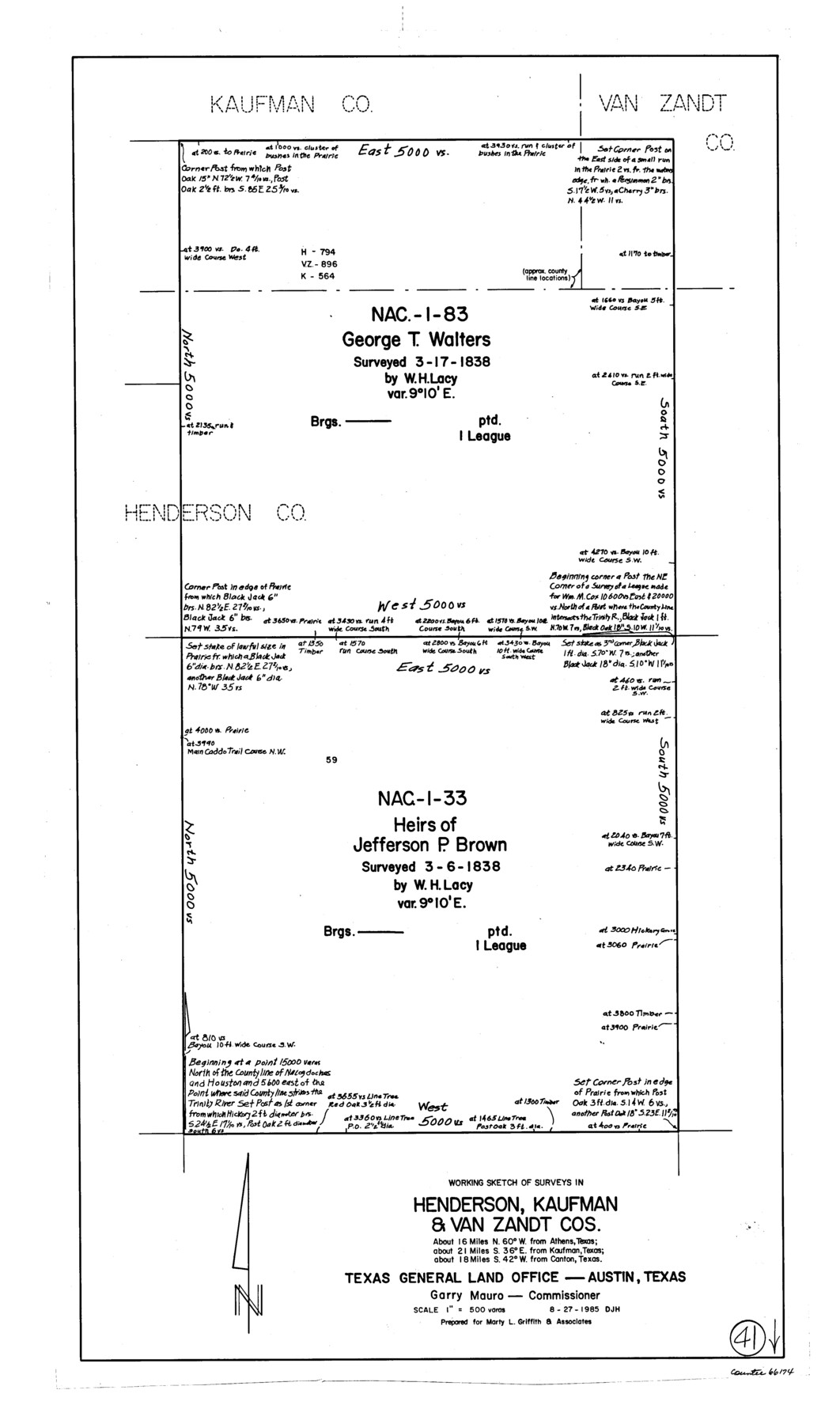 66174, Henderson County Working Sketch 41, General Map Collection