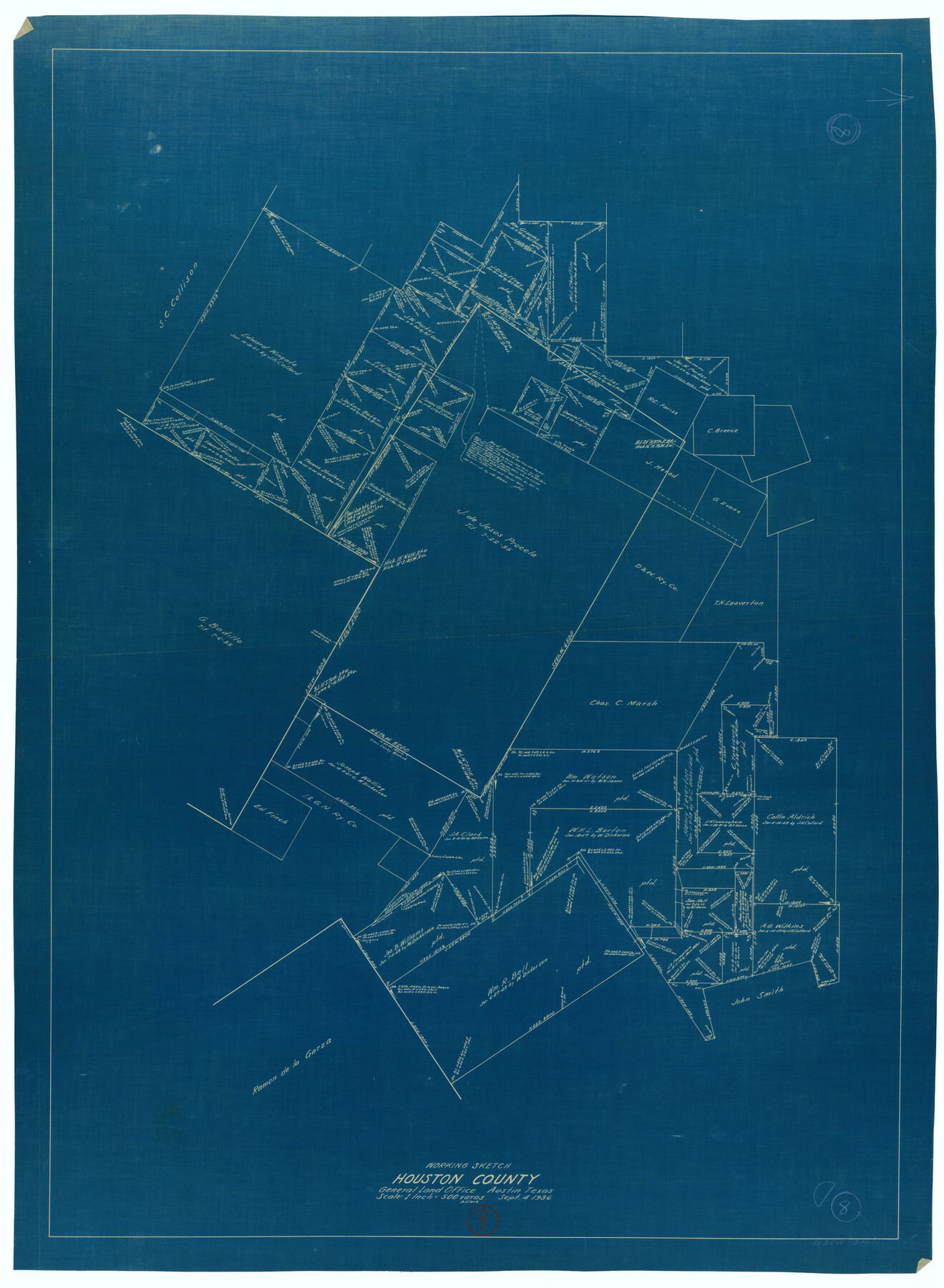 66238, Houston County Working Sketch 8, General Map Collection