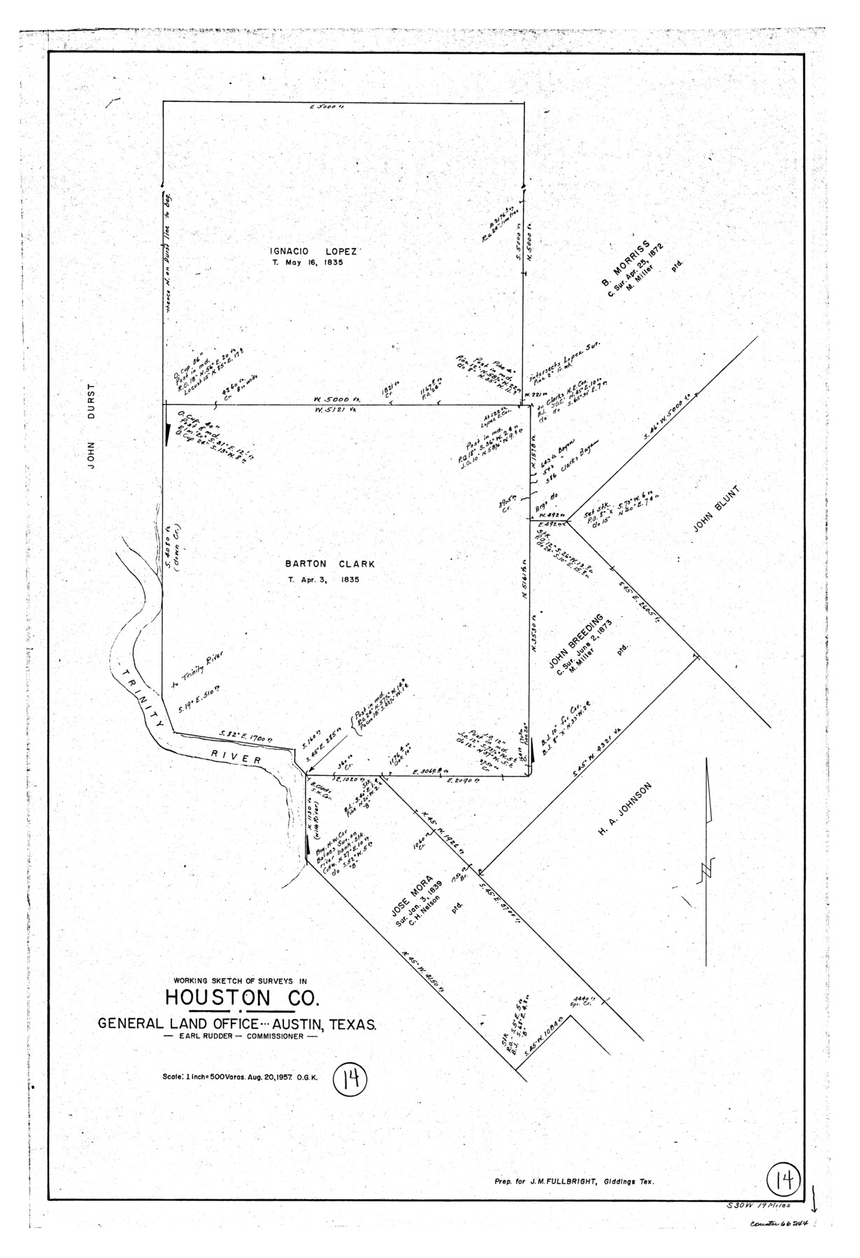 66244, Houston County Working Sketch 14, General Map Collection