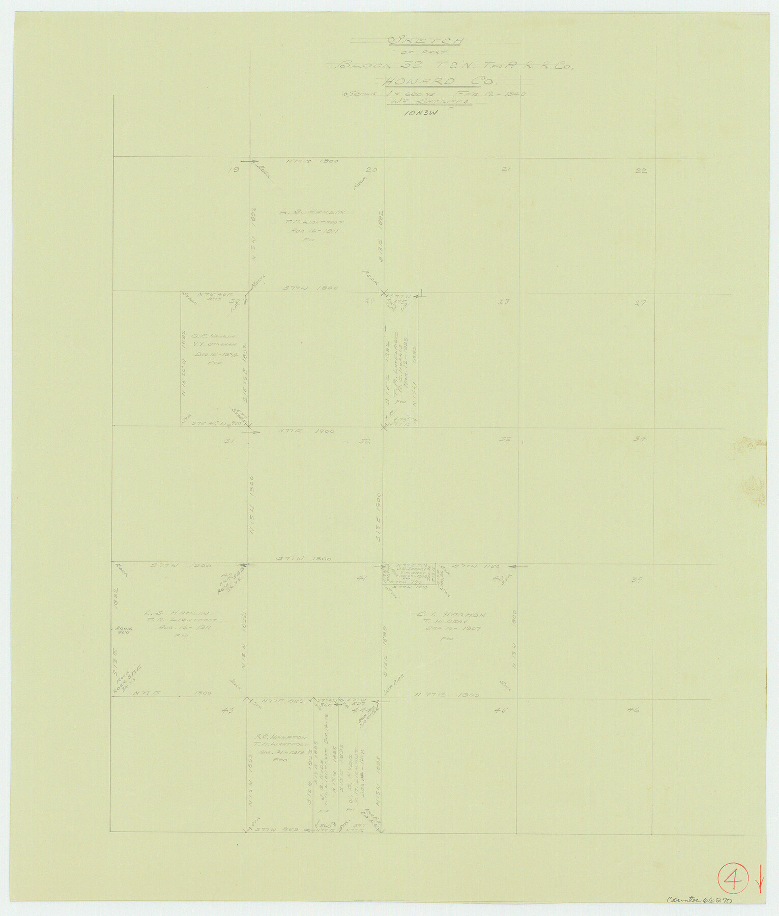 66270, Howard County Working Sketch 4, General Map Collection
