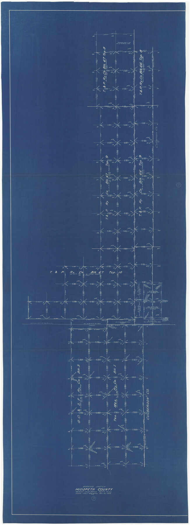 66288, Hudspeth County Working Sketch 7, General Map Collection