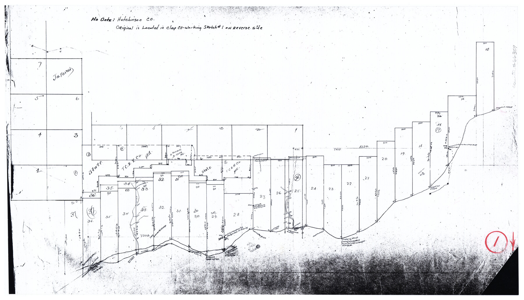 66359, Hutchinson County Working Sketch 1, General Map Collection