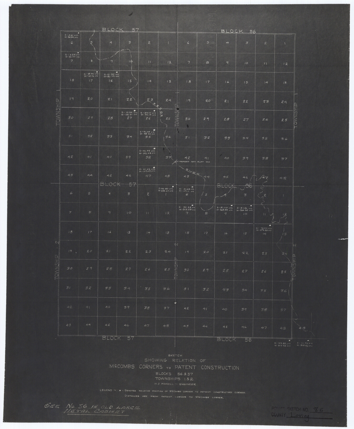 6637, Loving County Rolled Sketch 6, General Map Collection