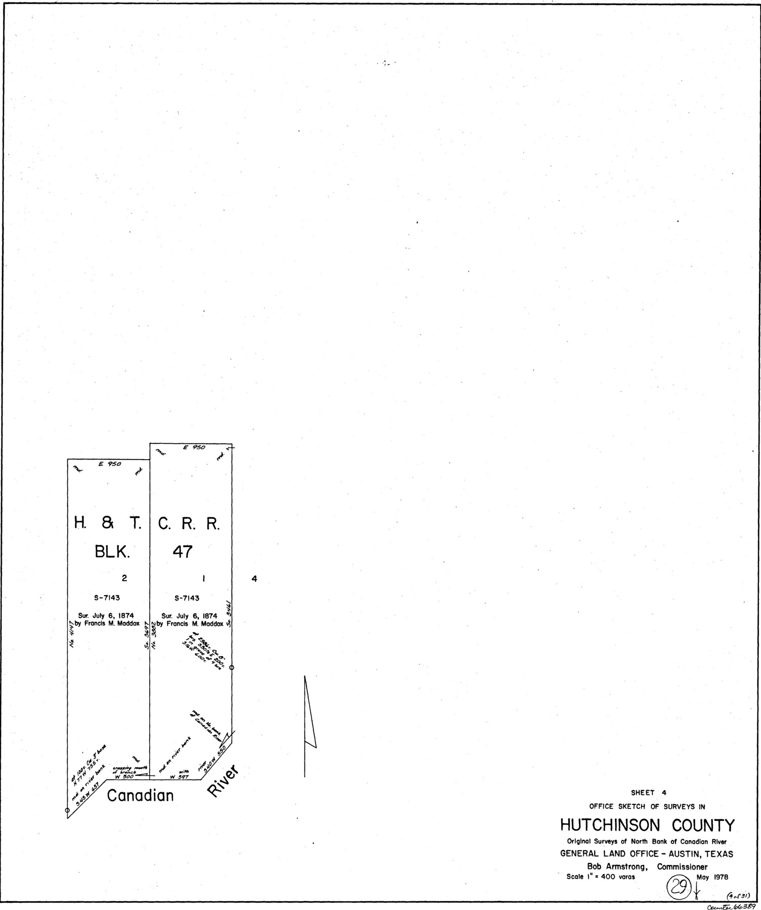 66389, Hutchinson County Working Sketch 29, General Map Collection