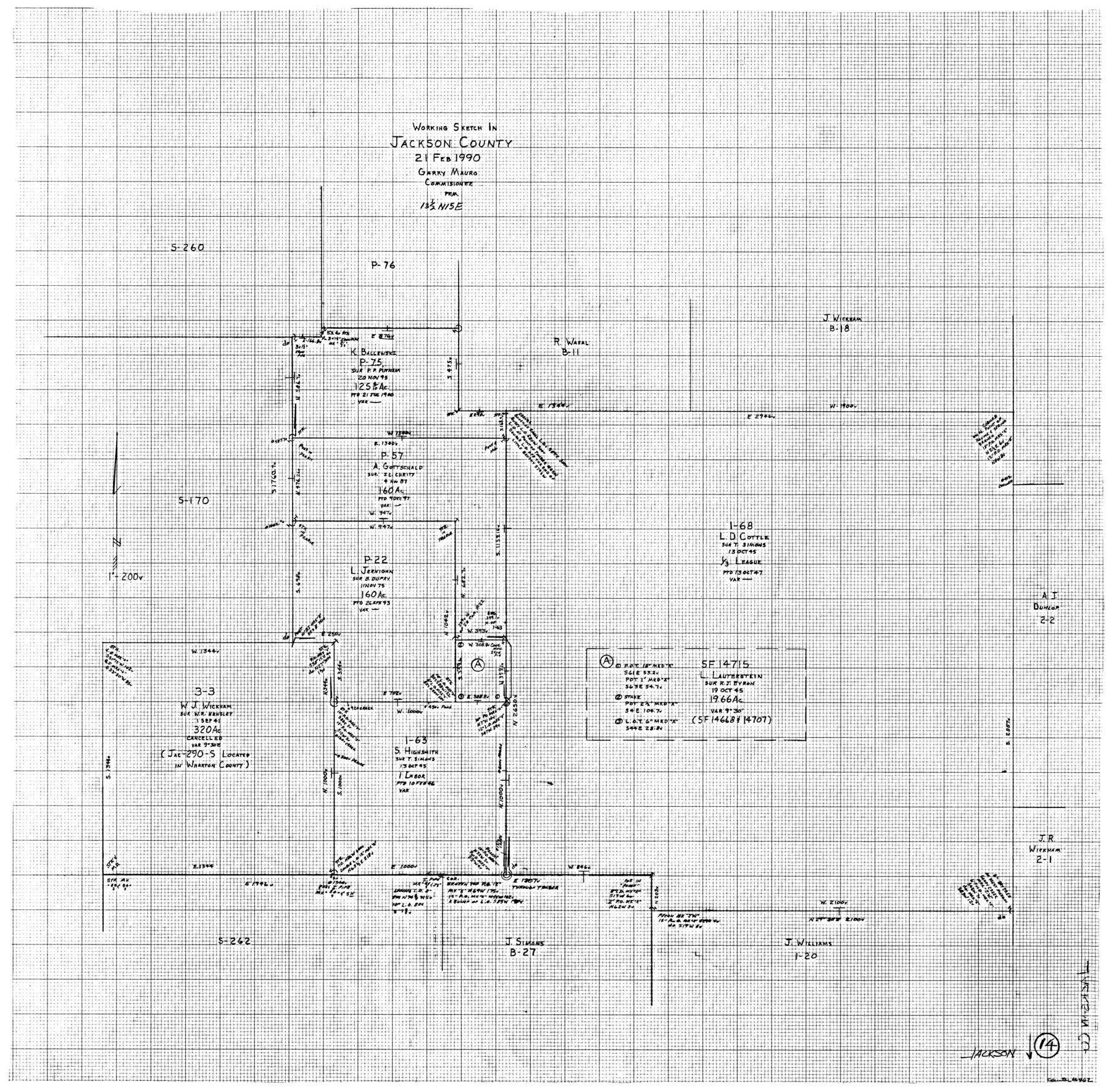 66462, Jackson County Working Sketch 14, General Map Collection