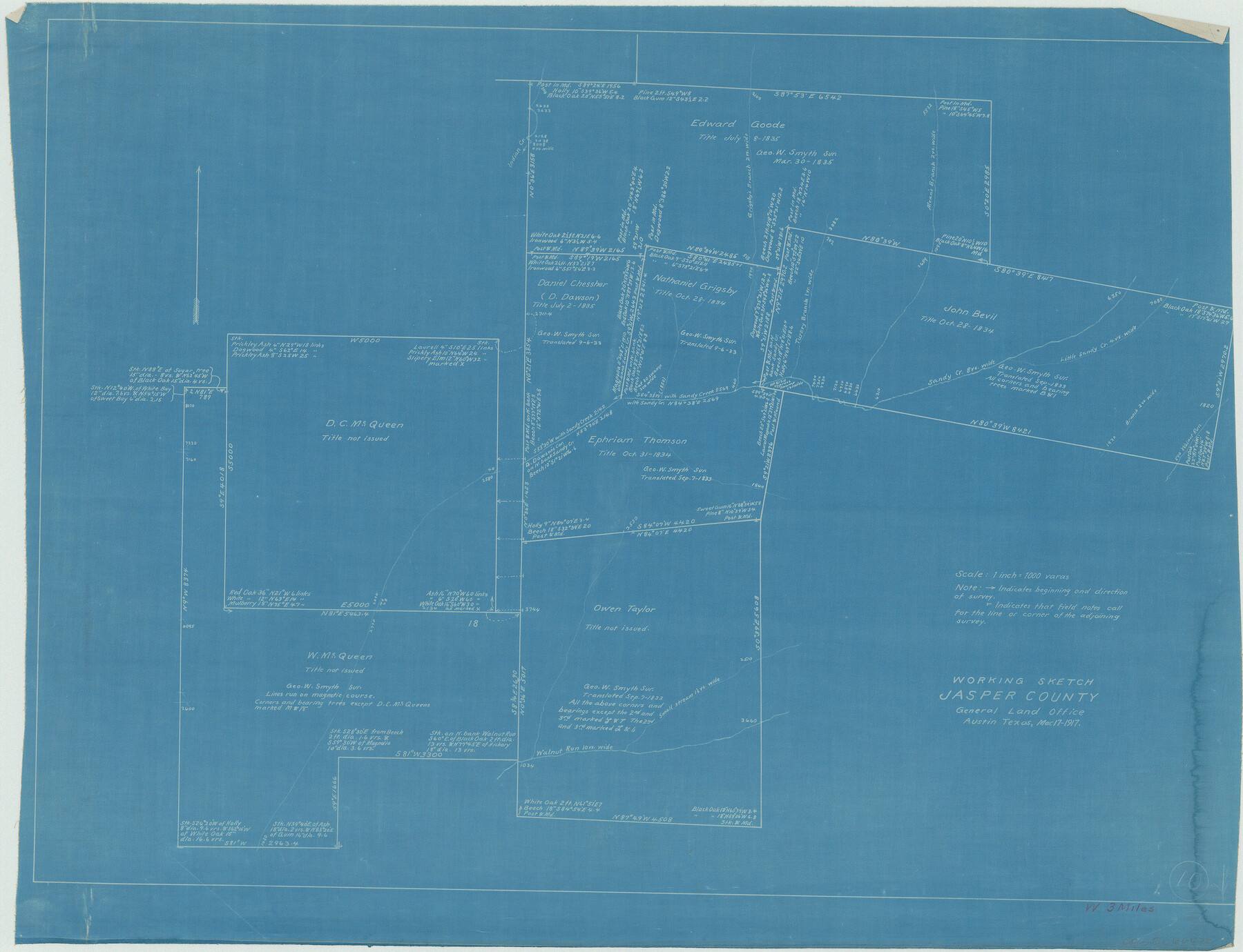 66472, Jasper County Working Sketch 10, General Map Collection