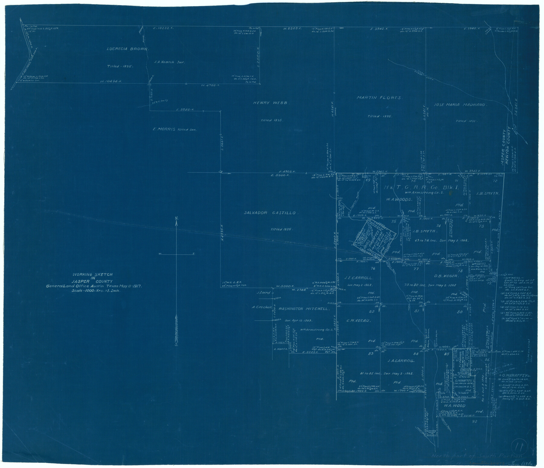 66473, Jasper County Working Sketch 11, General Map Collection