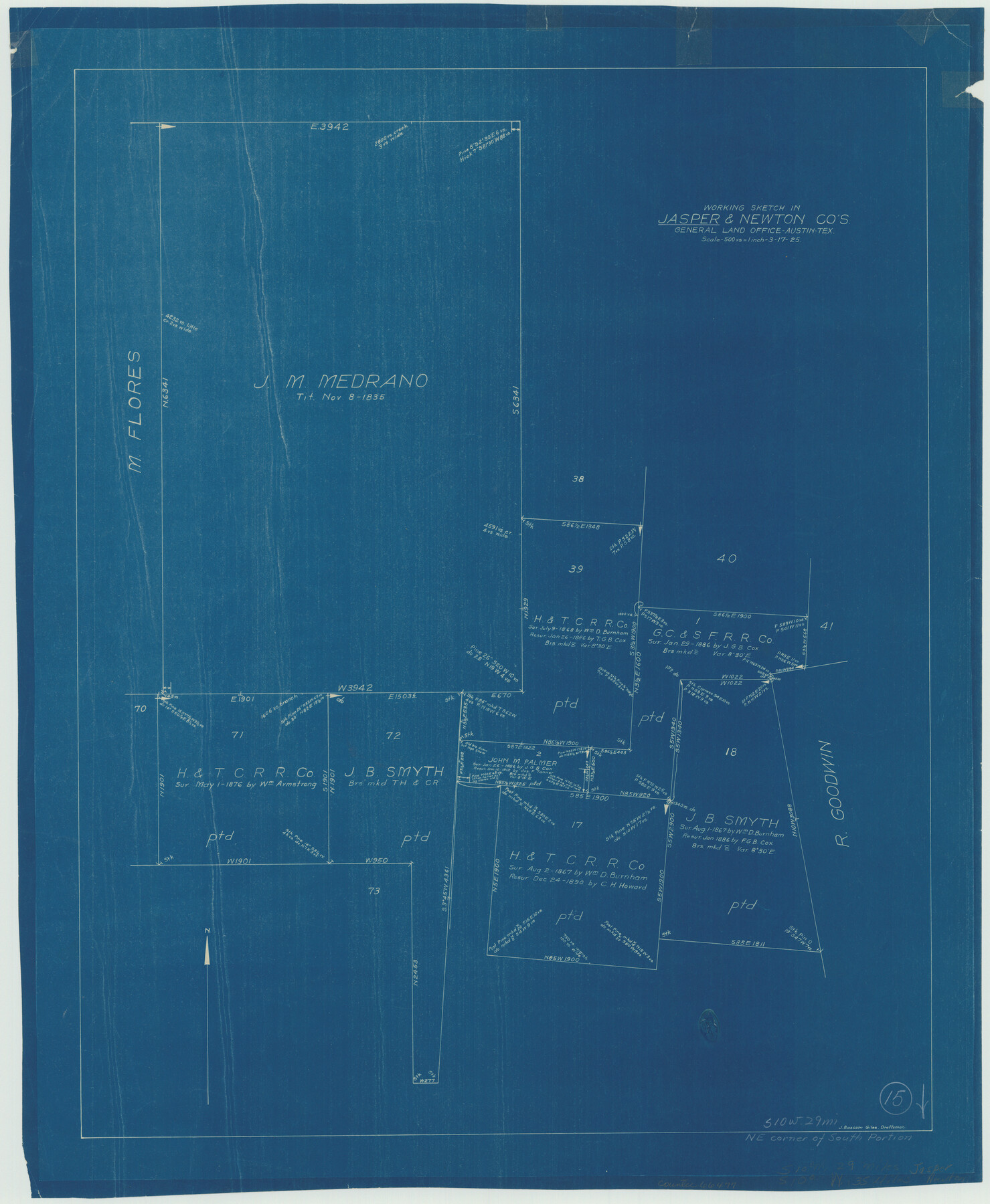 66477, Jasper County Working Sketch 15, General Map Collection