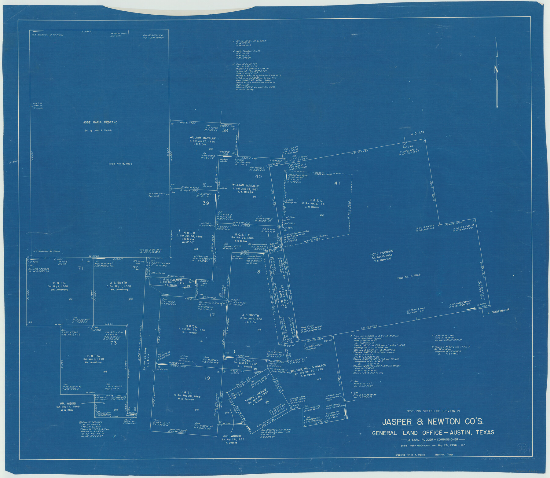 66492, Jasper County Working Sketch 30, General Map Collection