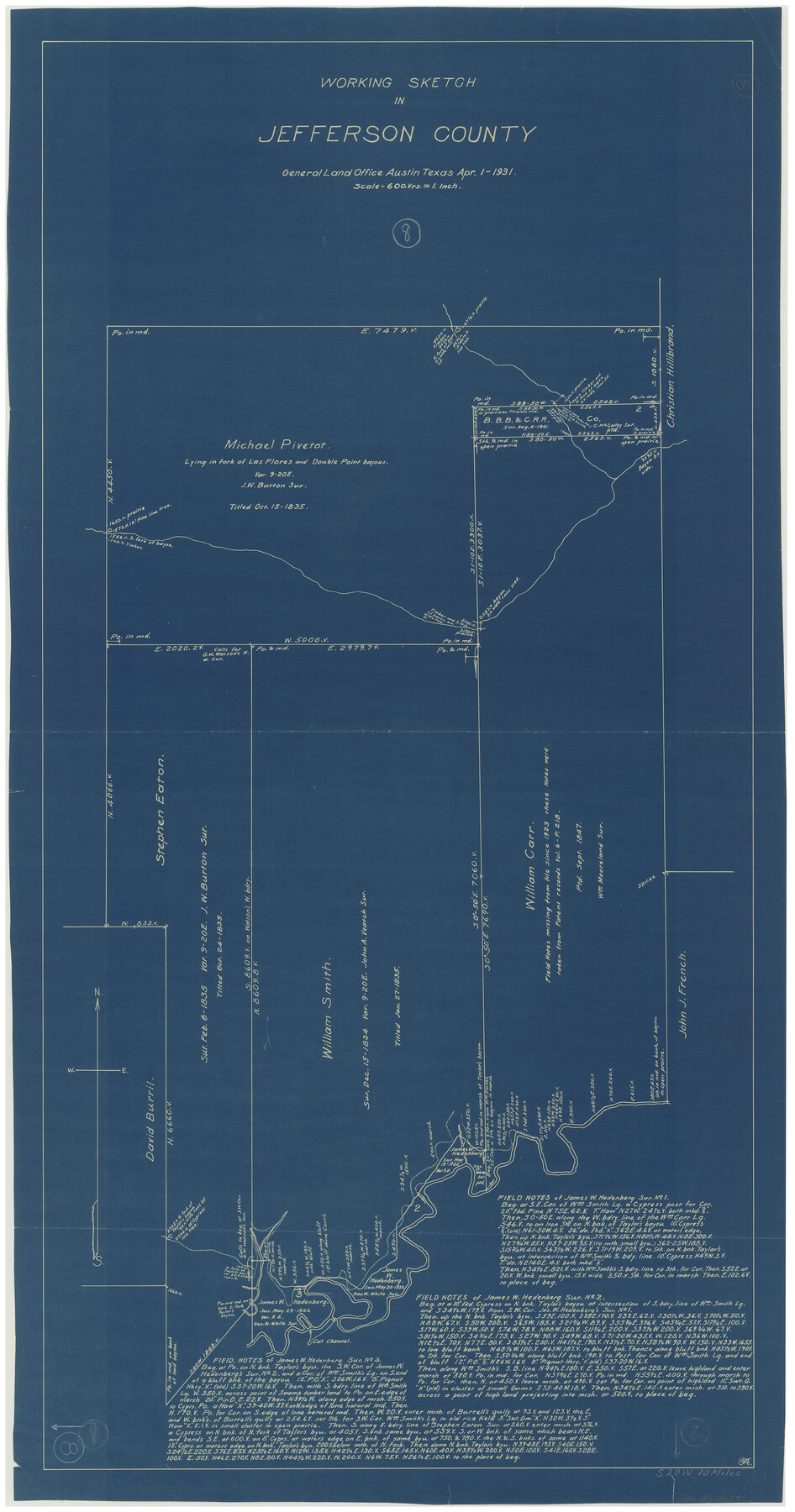 66551, Jefferson County Working Sketch 8, General Map Collection