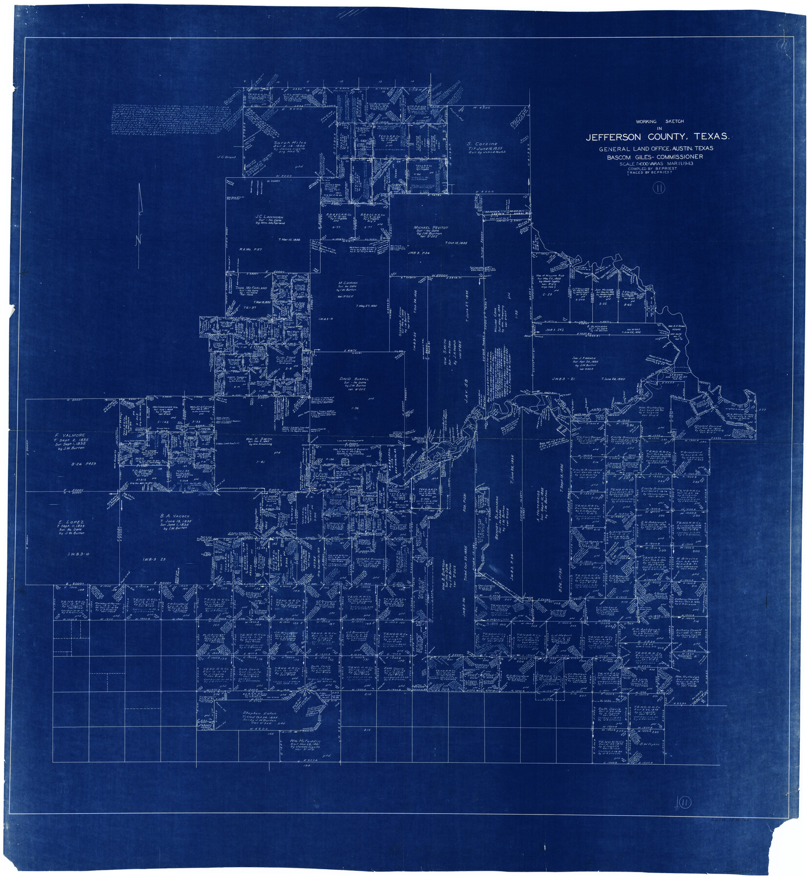 66554, Jefferson County Working Sketch 11, General Map Collection