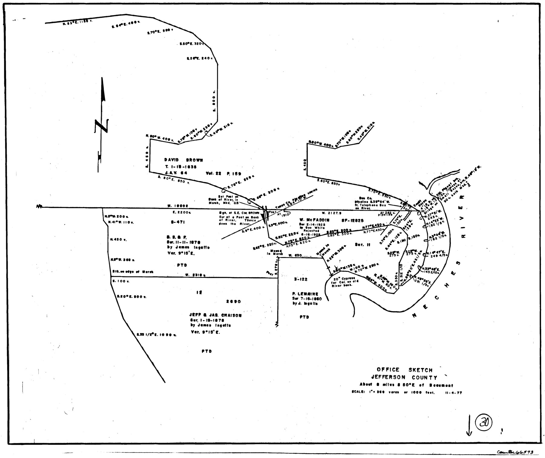 66573, Jefferson County Working Sketch 30a, General Map Collection