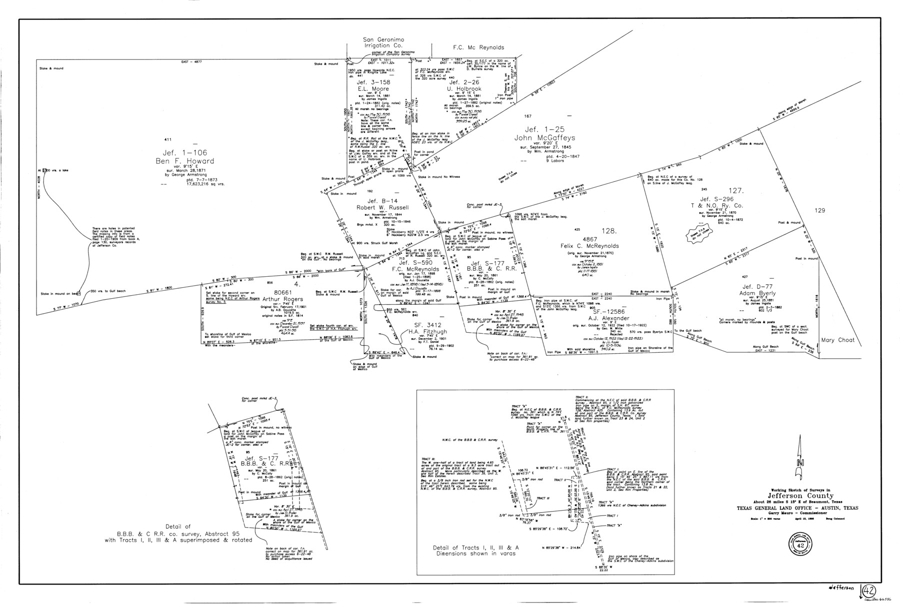 66586, Jefferson County Working Sketch 42, General Map Collection