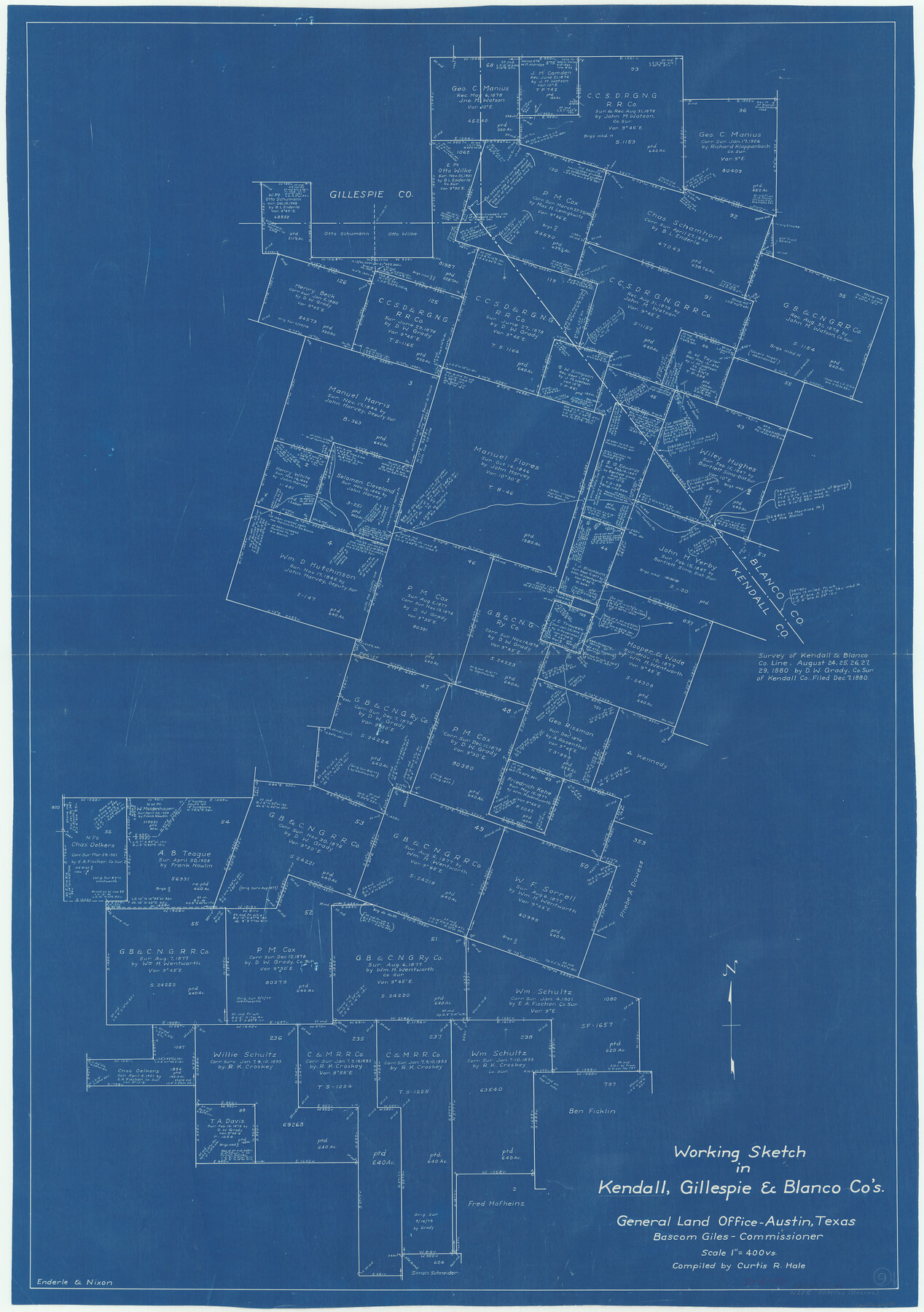 66681, Kendall County Working Sketch 9, General Map Collection