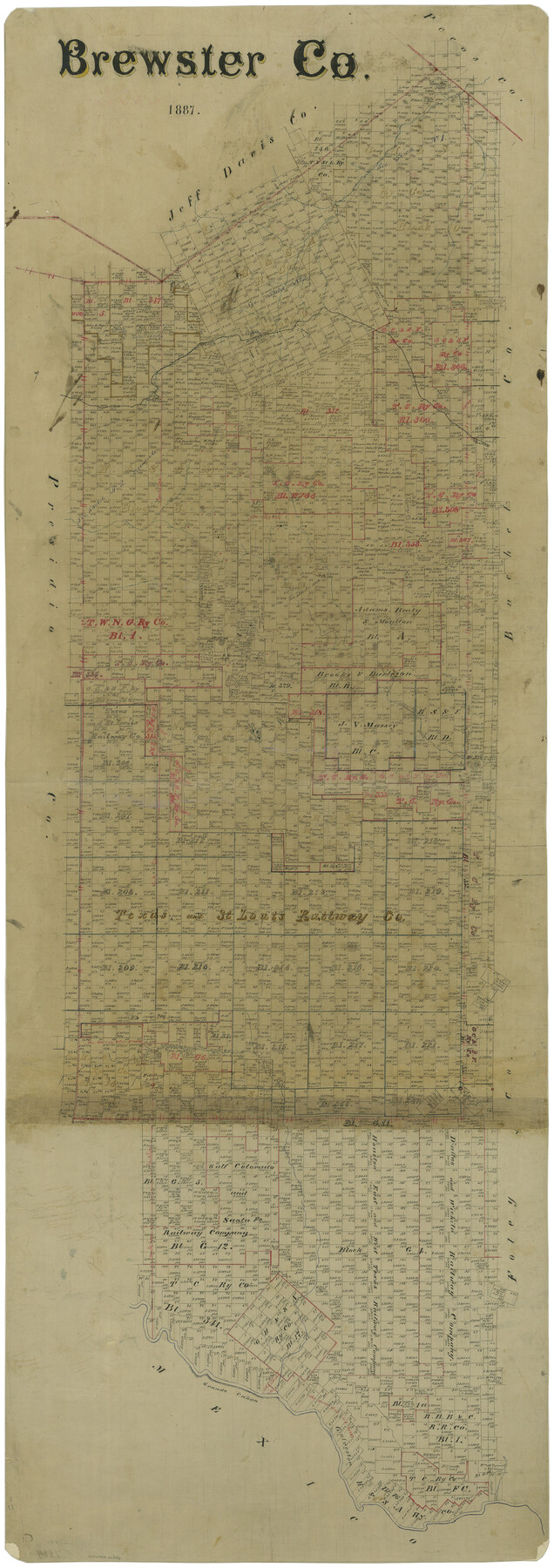 66726, Brewster Co., General Map Collection
