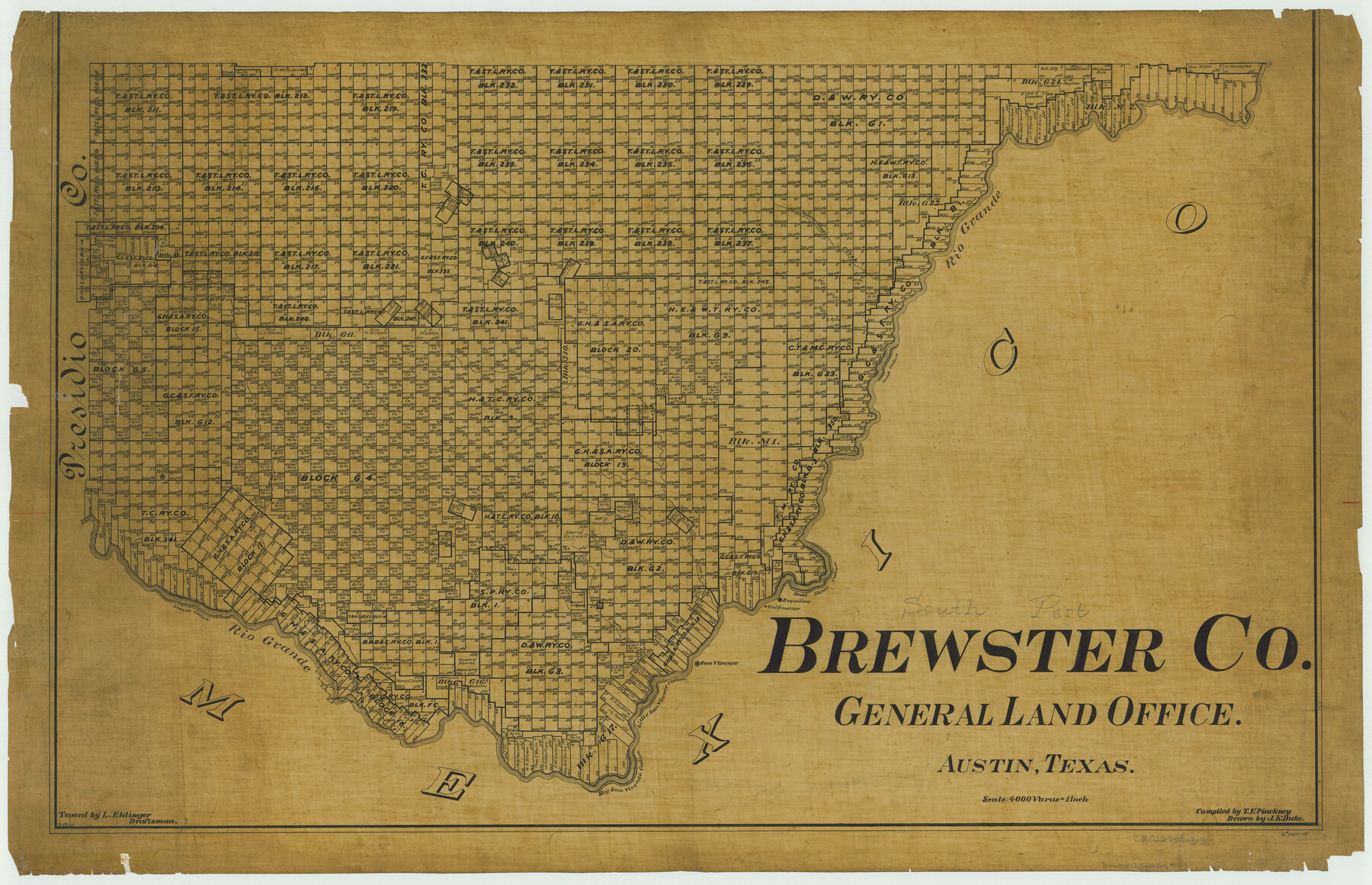 66728, South Part Brewster Co., General Map Collection