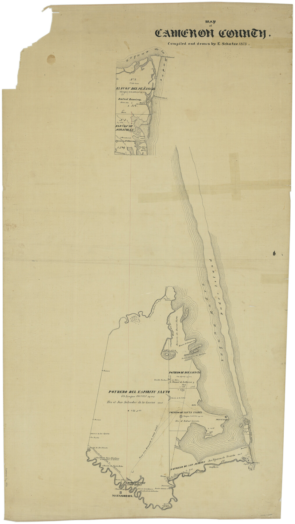 66744, Map of Cameron County, General Map Collection
