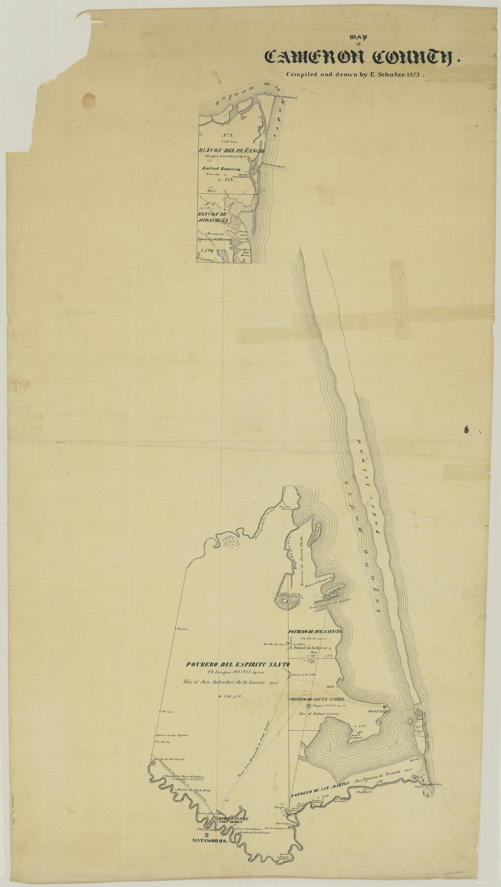 66744, Map of Cameron County, General Map Collection