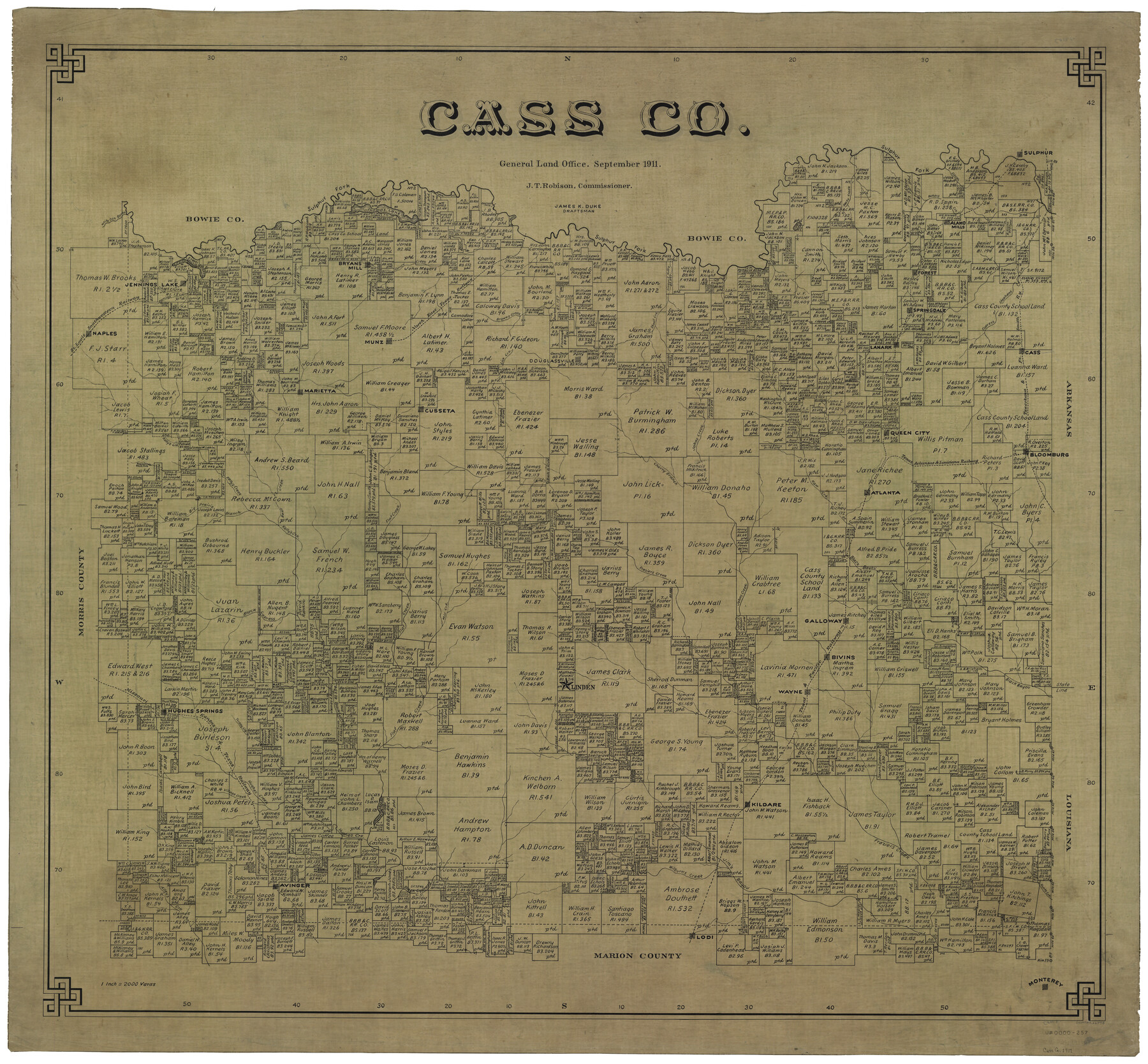 66748, Cass Co., General Map Collection
