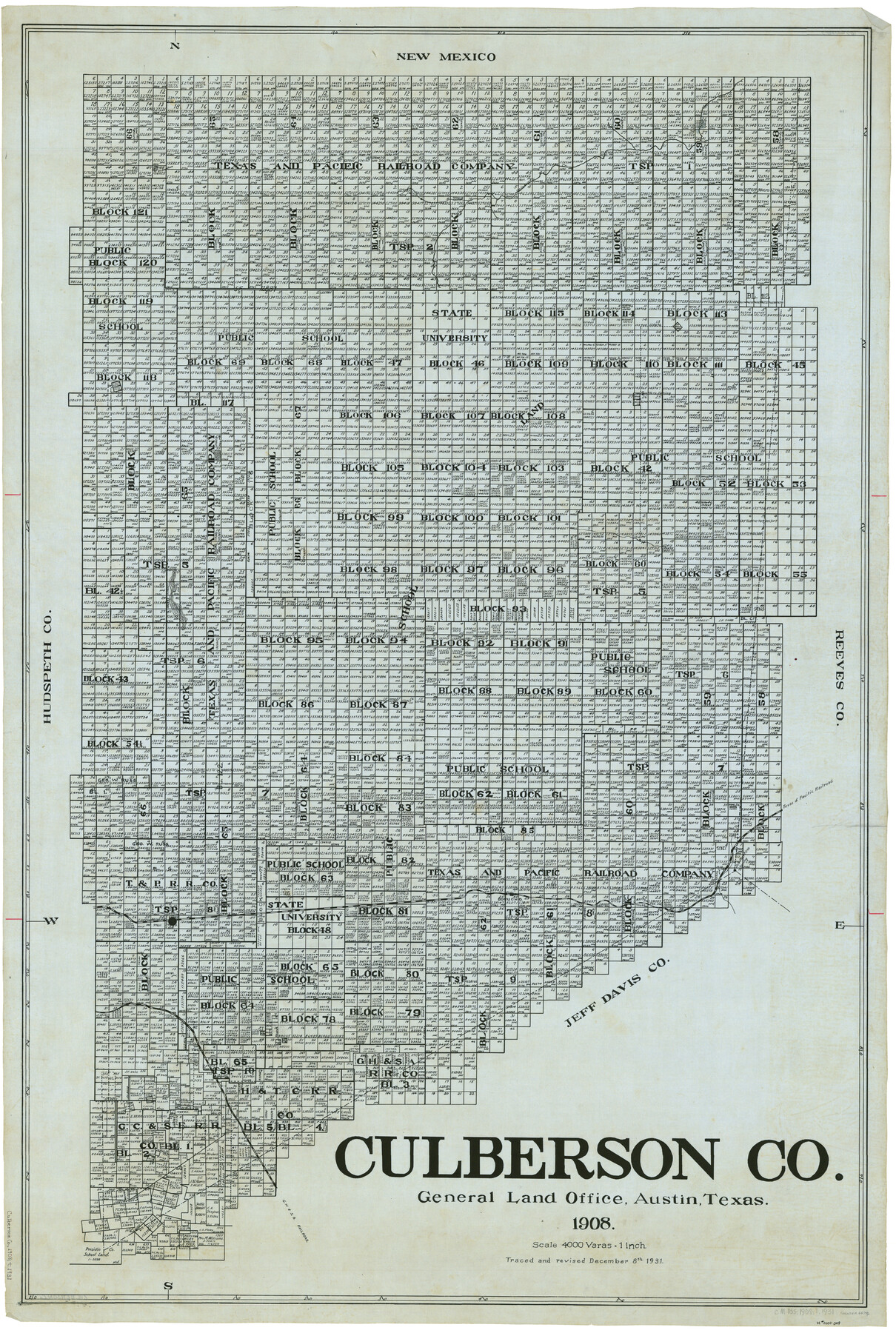 66796, Culberson Co., General Map Collection
