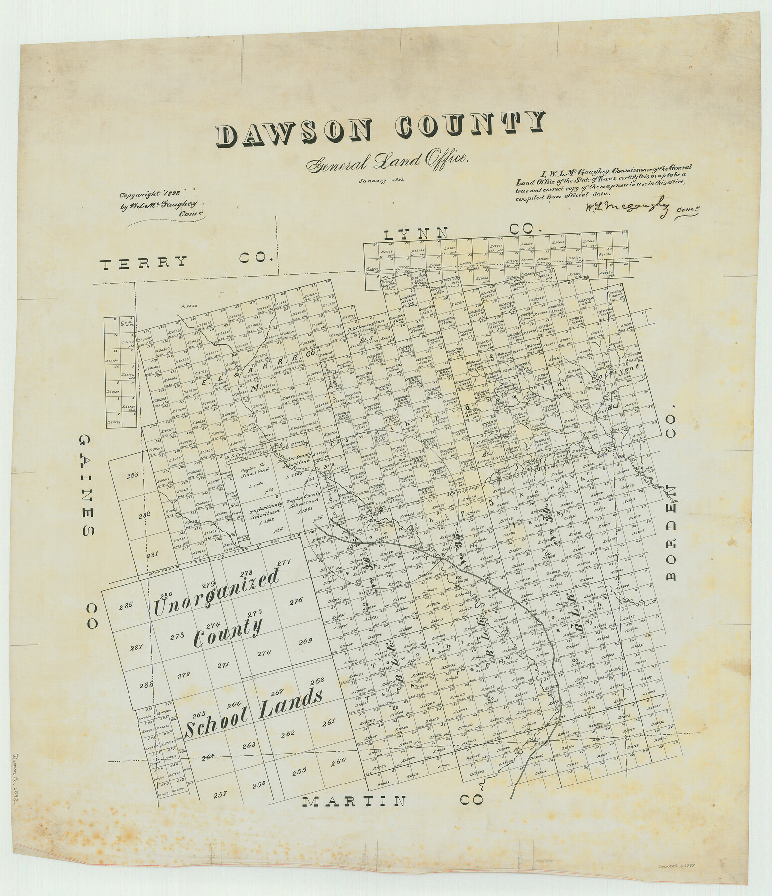 66797, Dawson County, General Map Collection