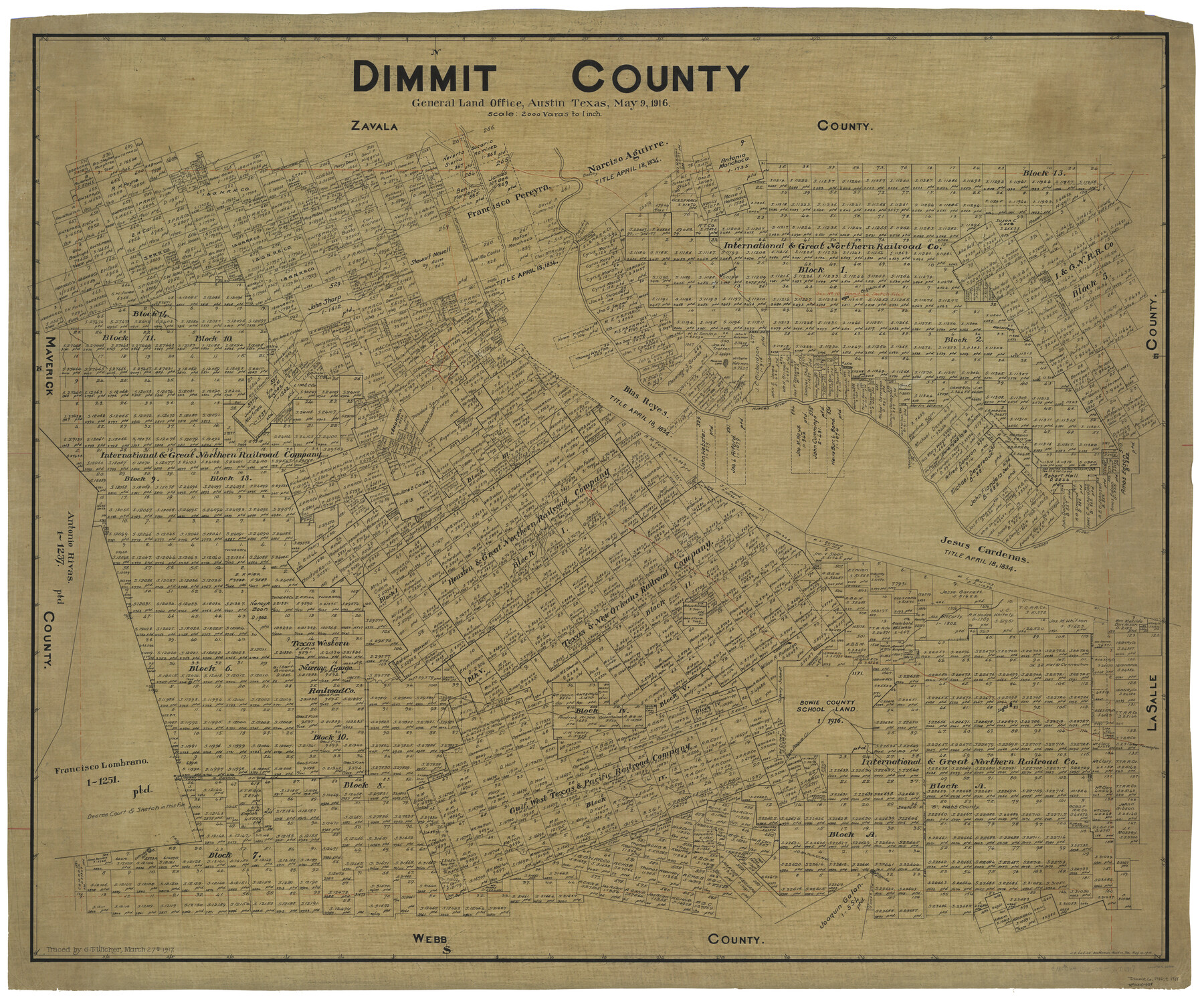 66806, Dimmit County, General Map Collection
