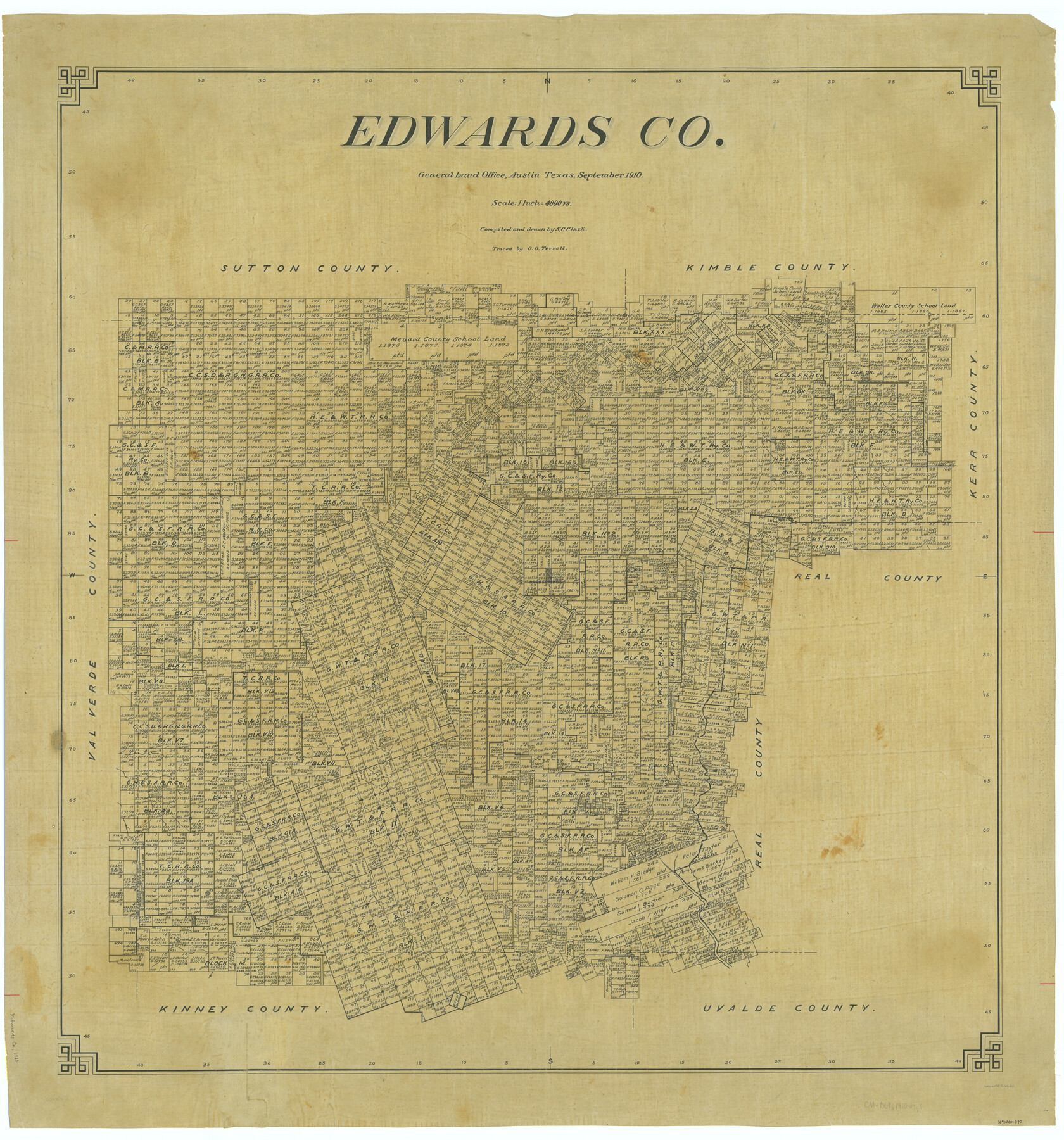 66811, [Edwards Co.], General Map Collection