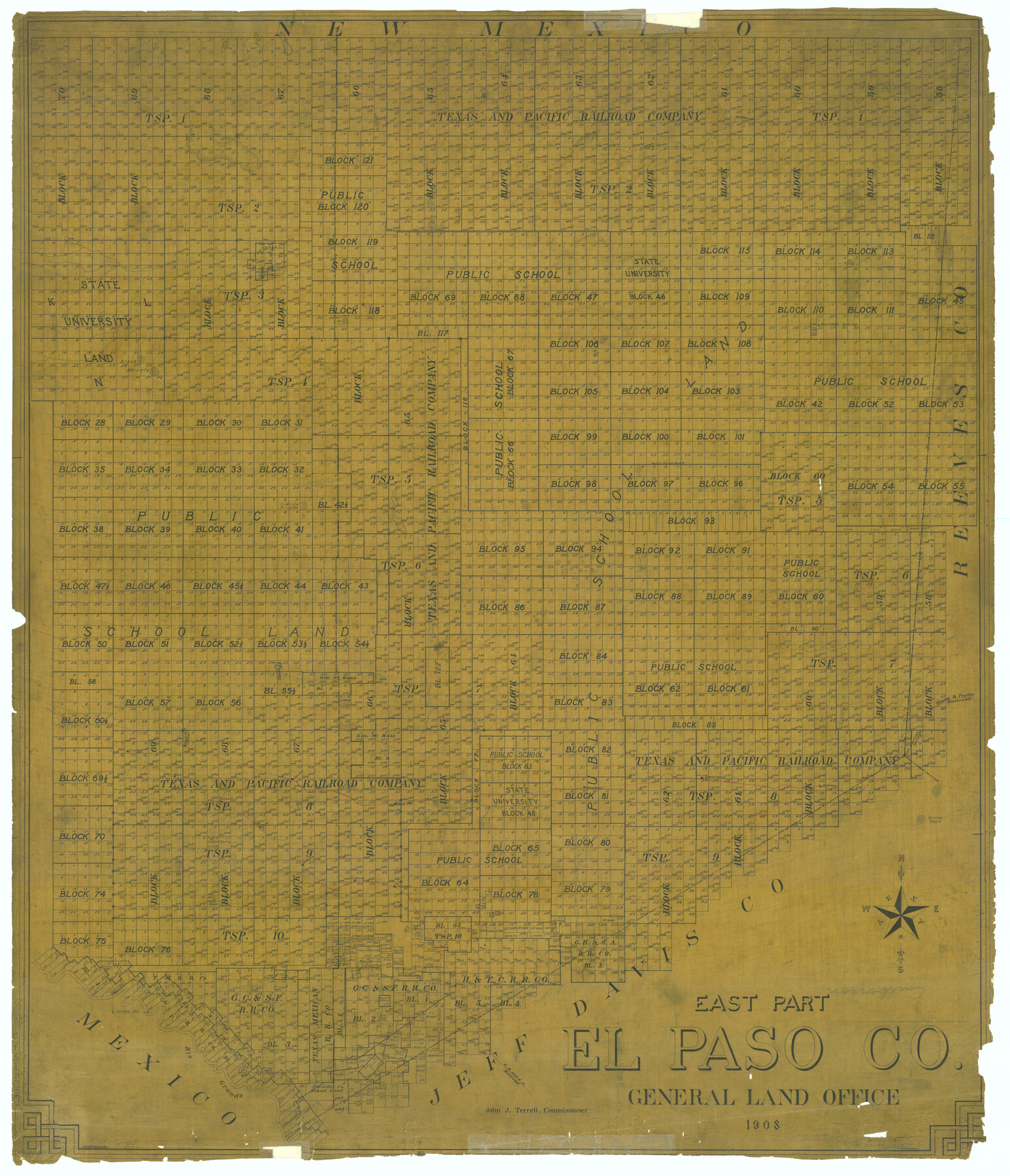 66814, East Part El Paso County, General Map Collection