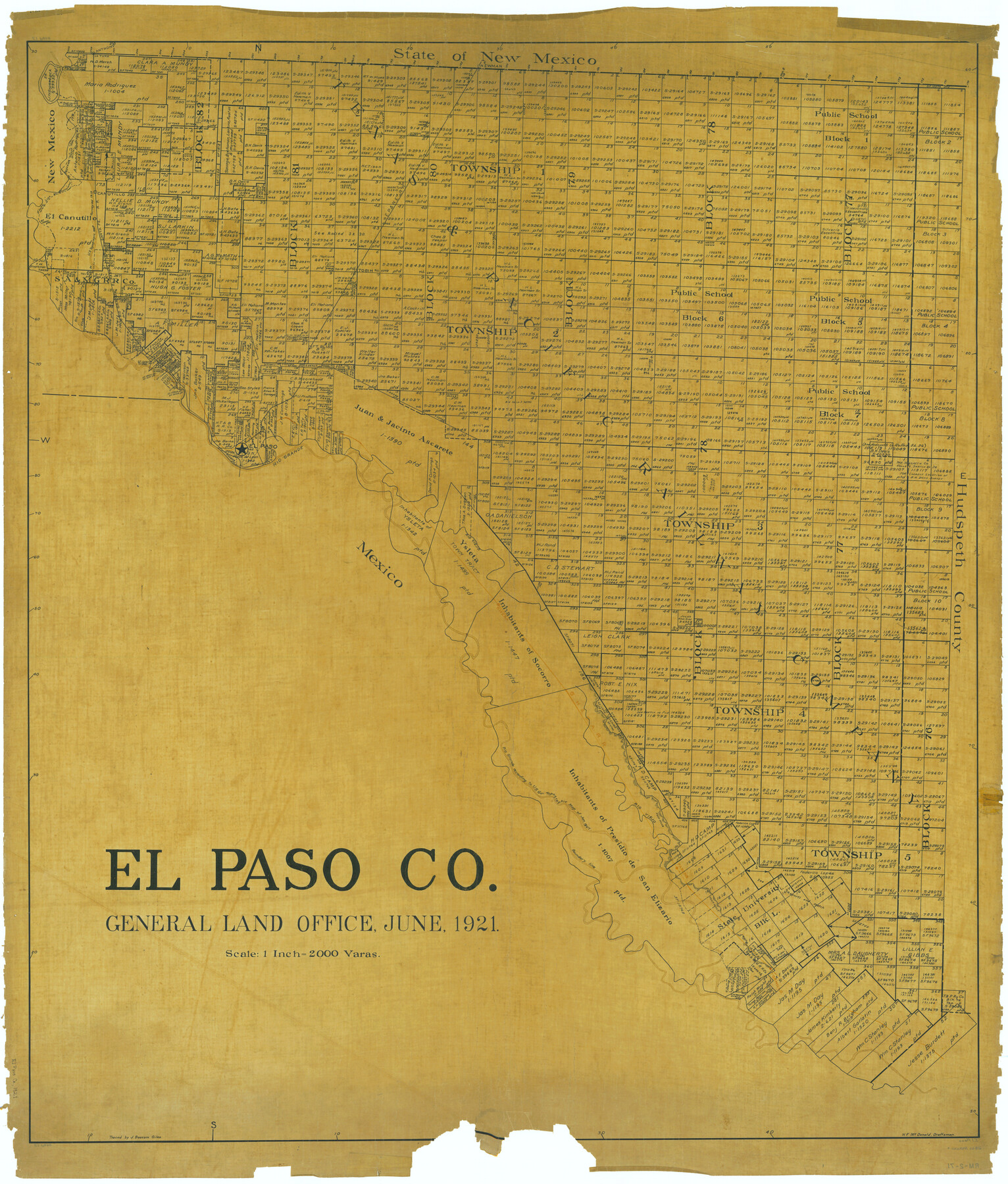 66816, El Paso Co., General Map Collection