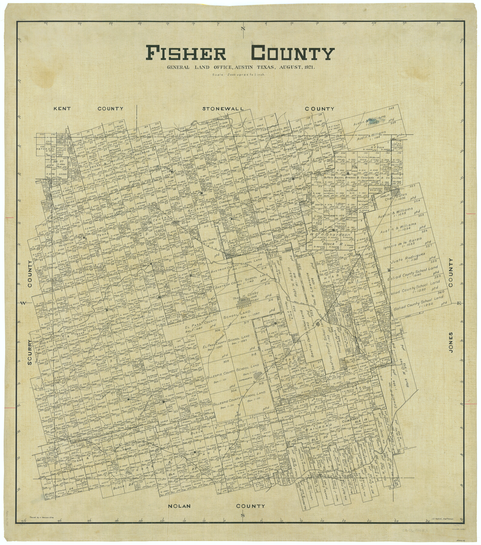 66822, Fisher County, General Map Collection