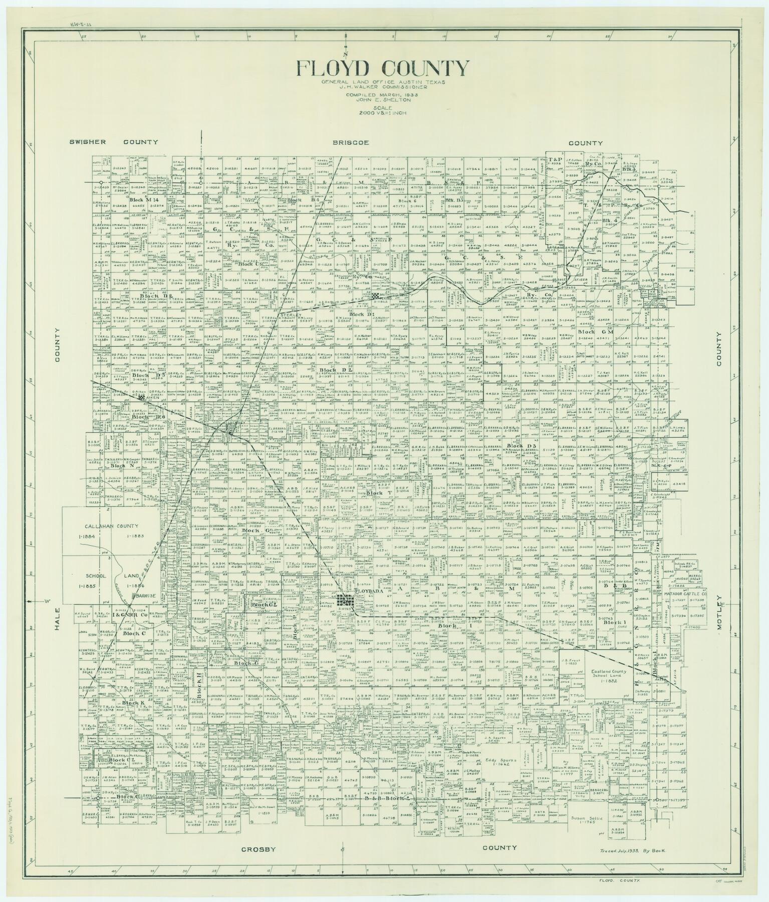 66824, Floyd County, General Map Collection
