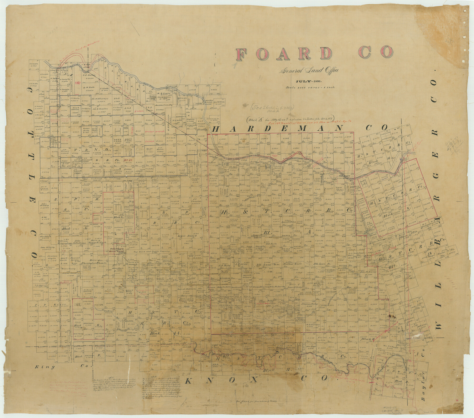 66826, Foard Co., General Map Collection