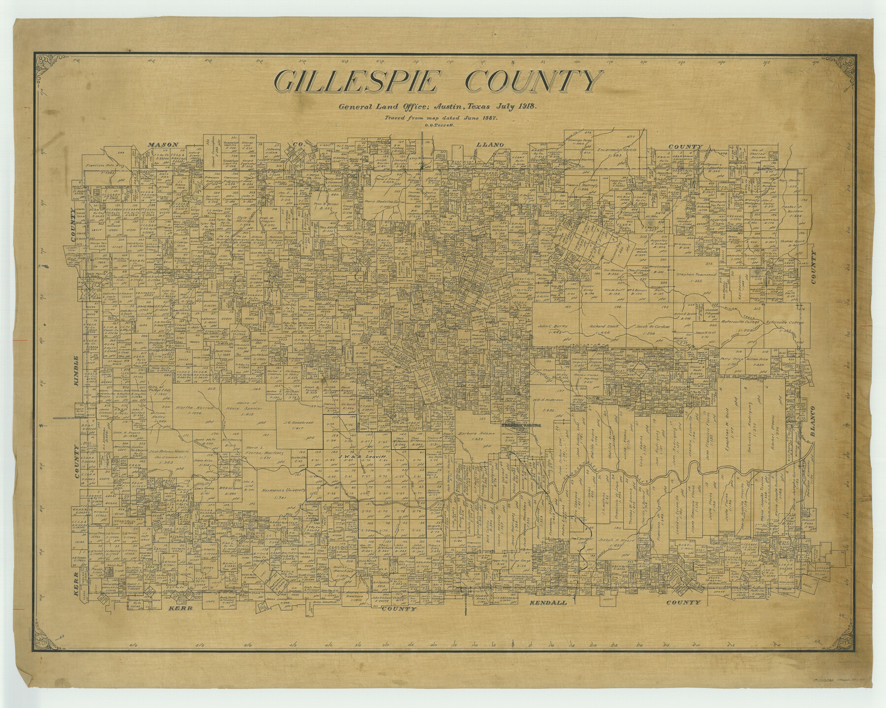 66837, Gillespie County, General Map Collection