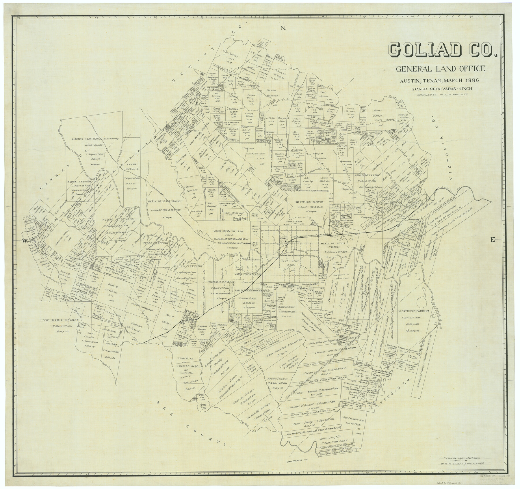 66839, Goliad Co., General Map Collection