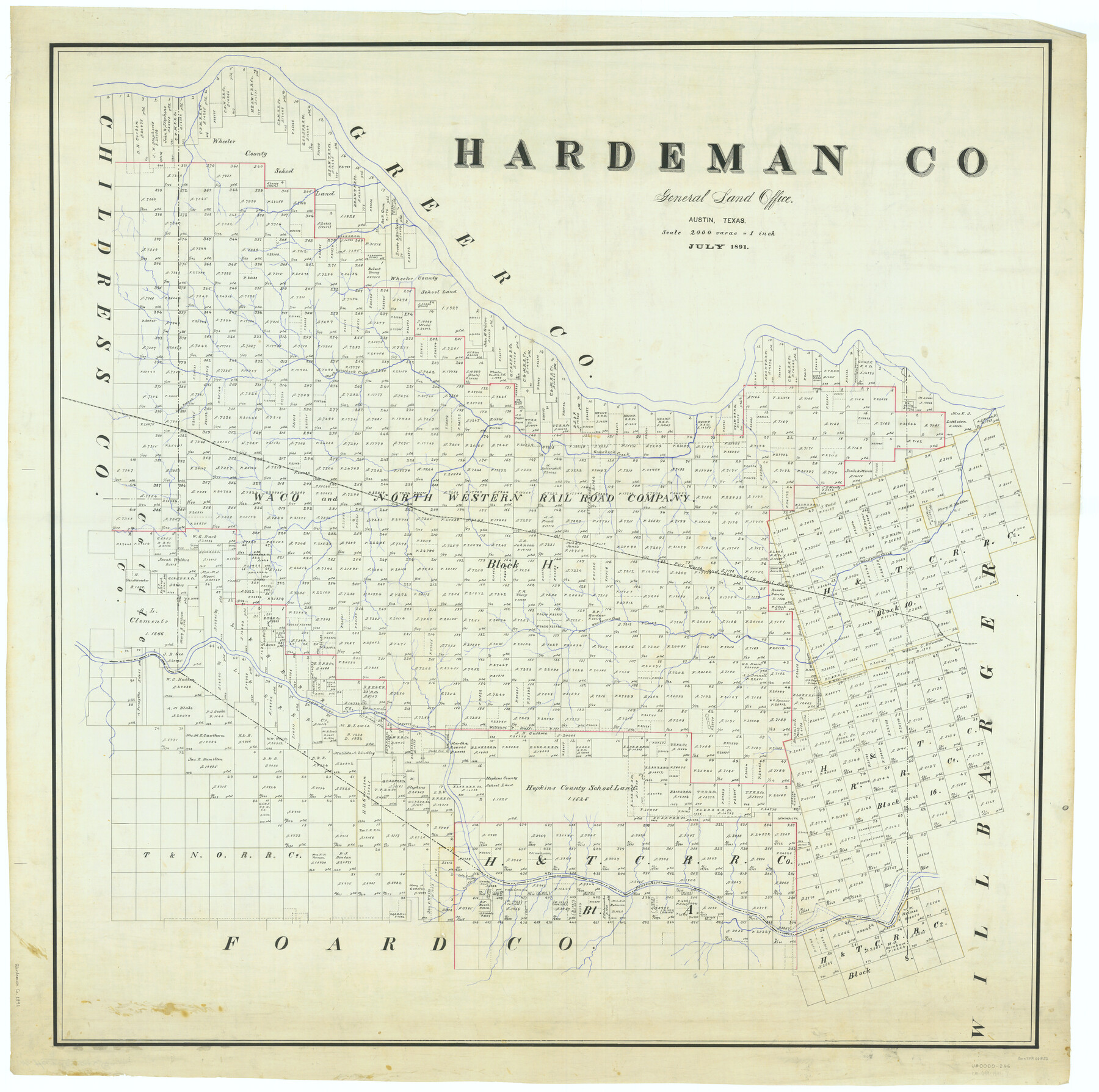 66852, Hardeman Co., General Map Collection