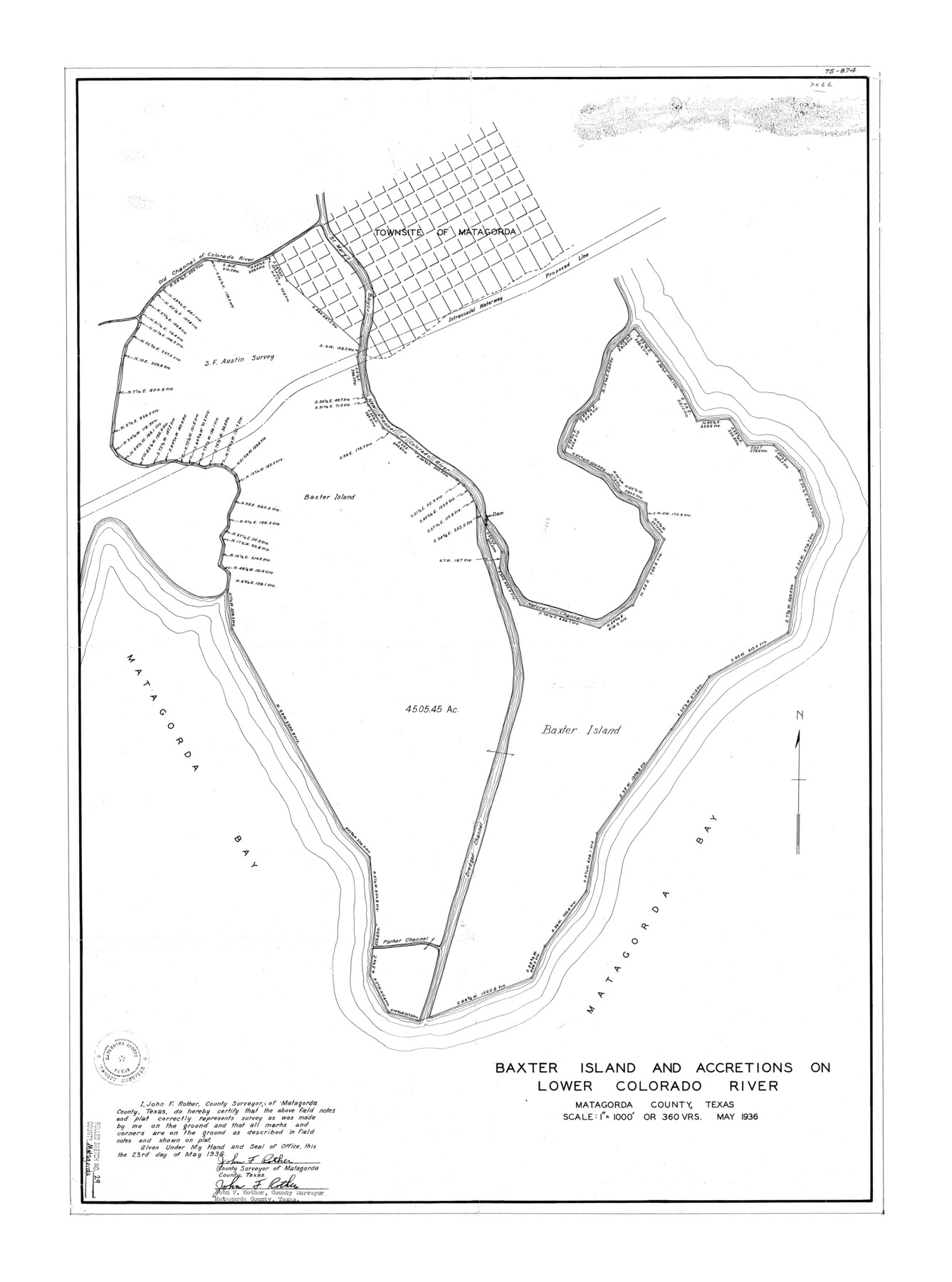 6691, Matagorda County Rolled Sketch 29, General Map Collection