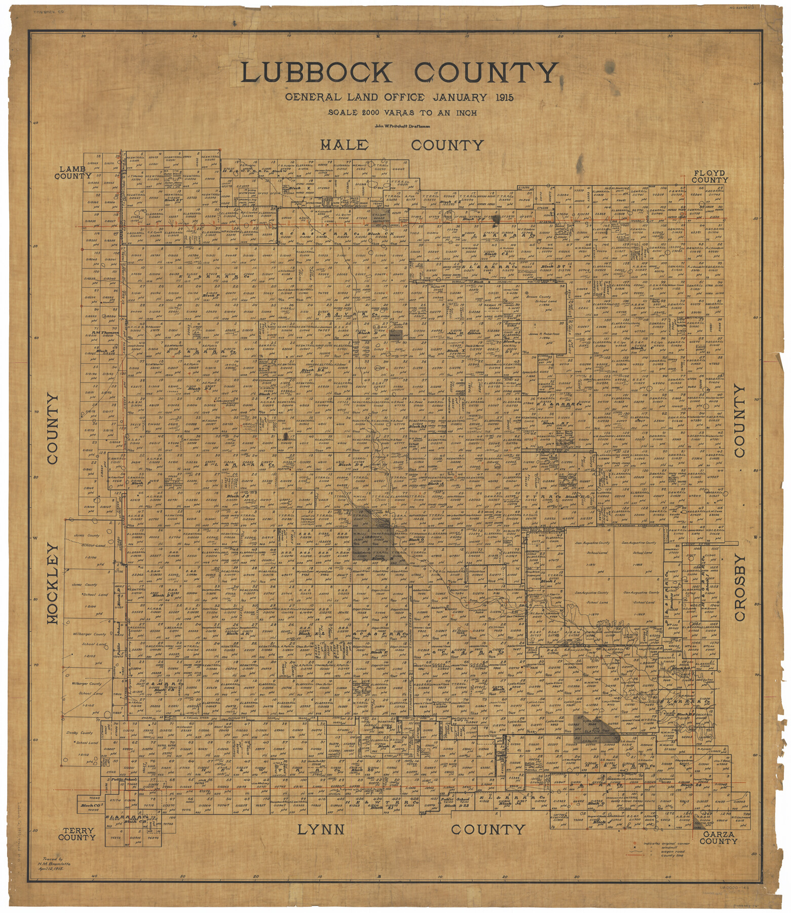 66911, Lubbock County, General Map Collection