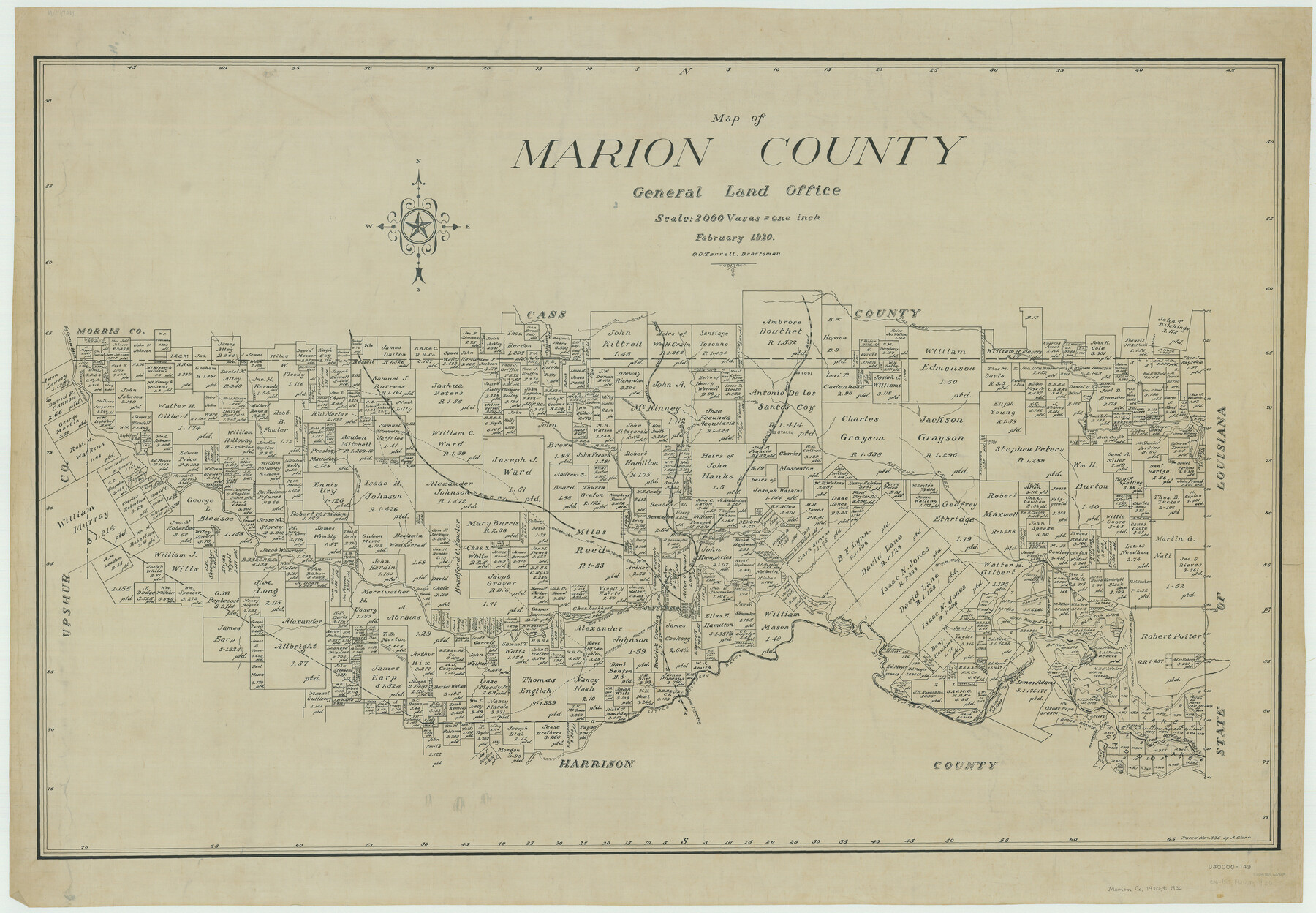 66917, Map of Marion County, General Map Collection