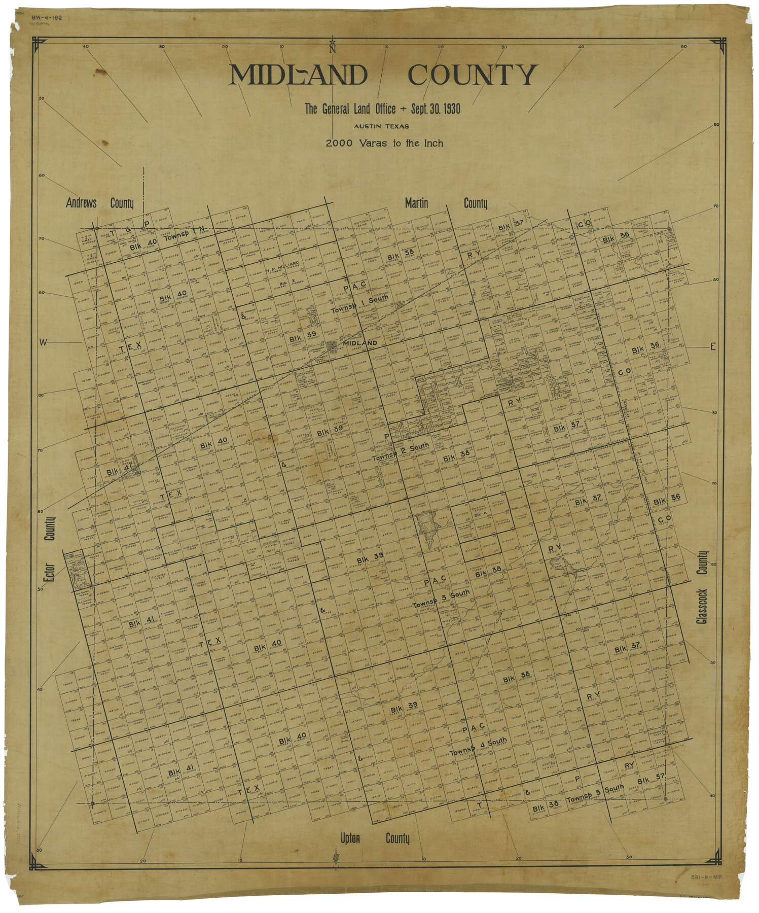 66930, Midland County, General Map Collection