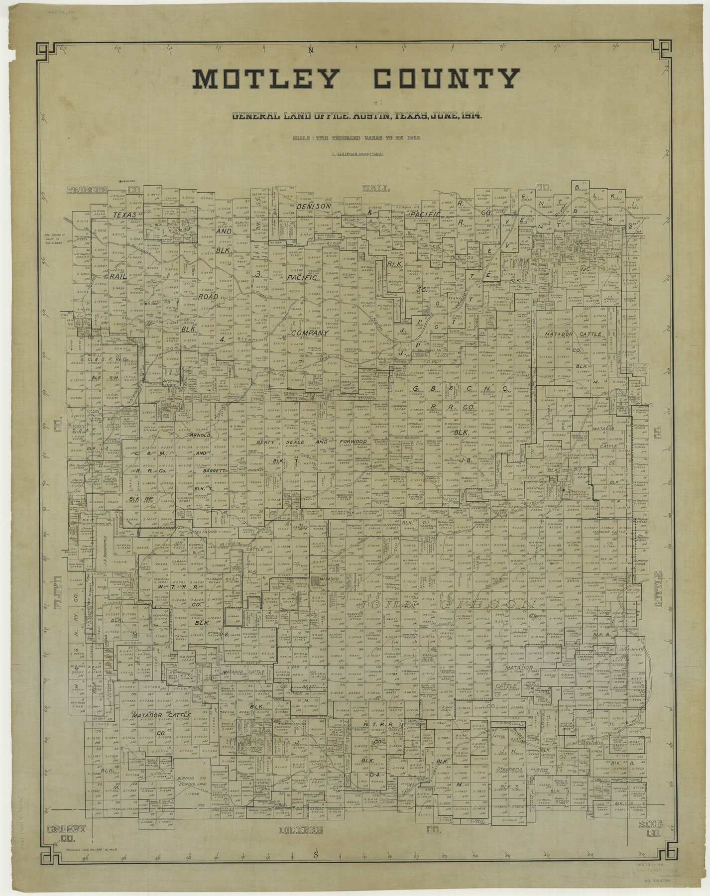 66947, Motley County, General Map Collection