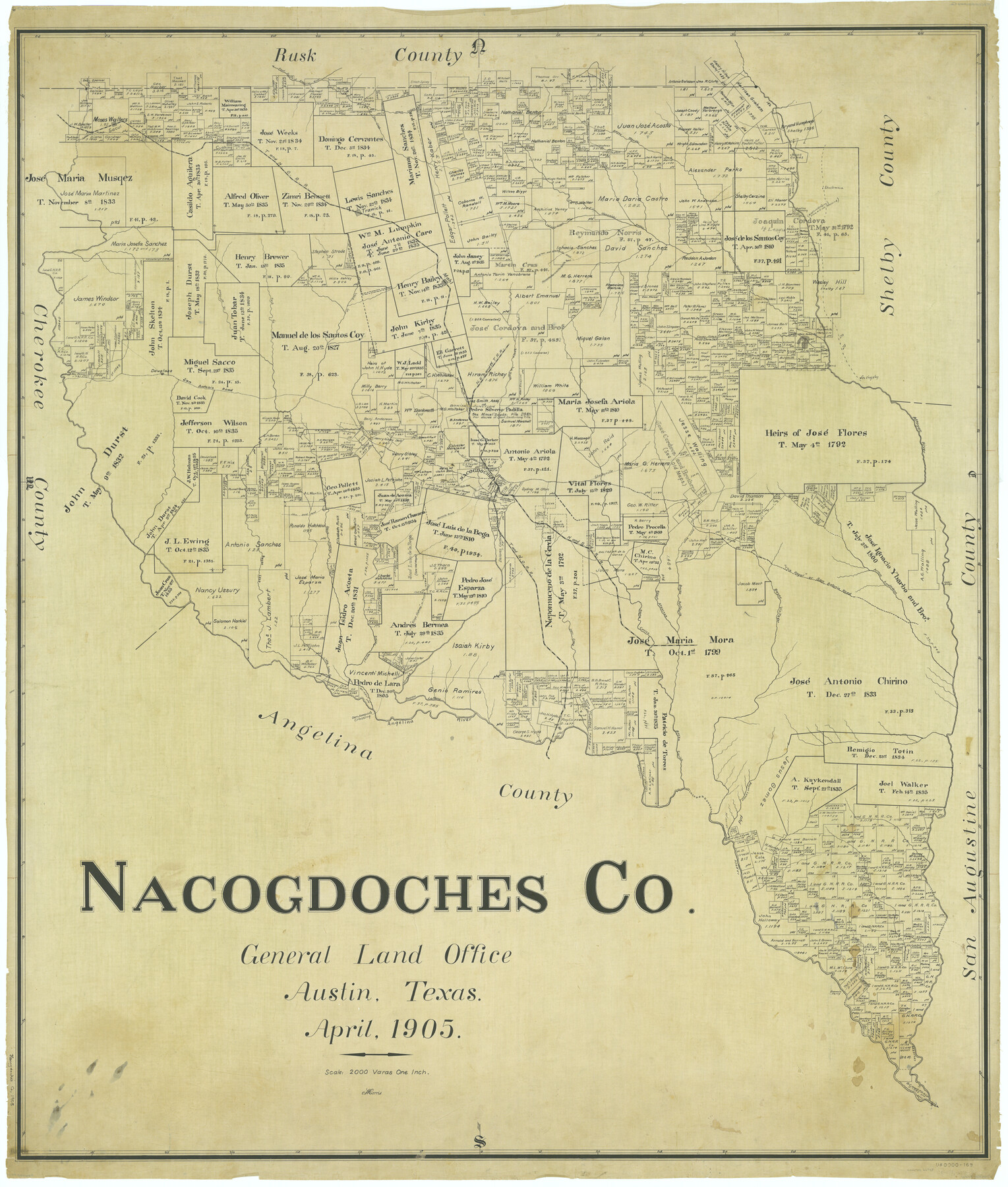 66948, Nacogdoches Co., General Map Collection