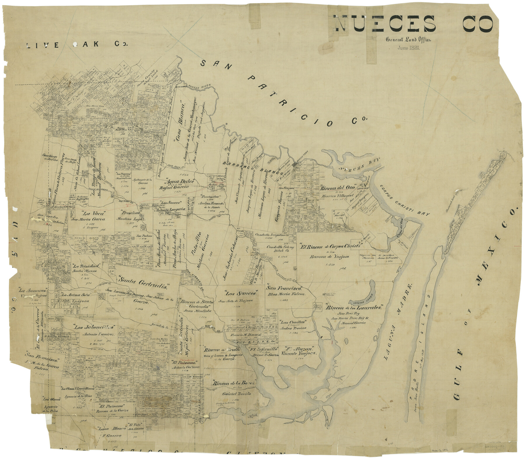 66956, Nueces Co., General Map Collection
