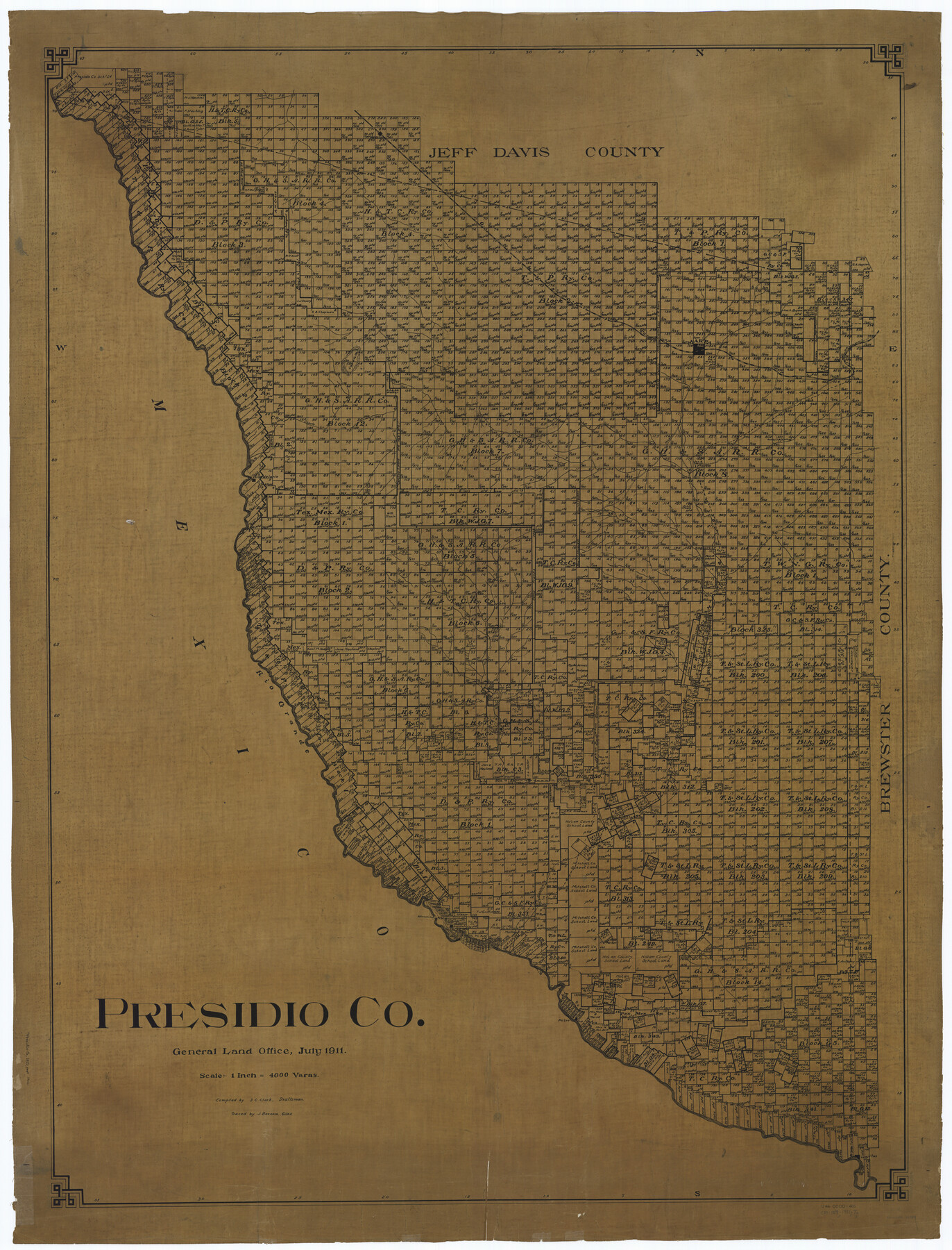 66989, Presidio Co., General Map Collection