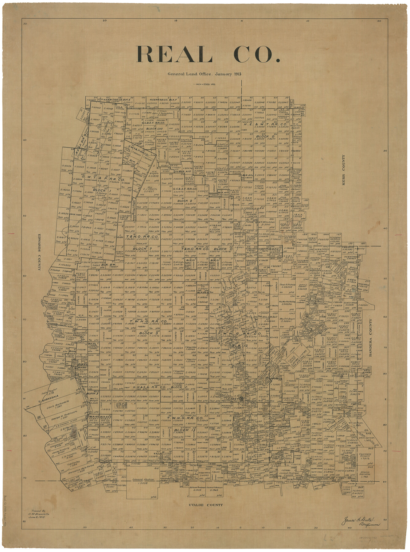 66991, Real Co., General Map Collection