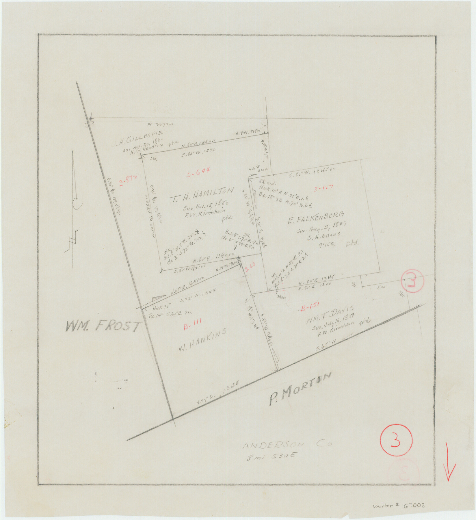 67002, Anderson County Working Sketch 3, General Map Collection