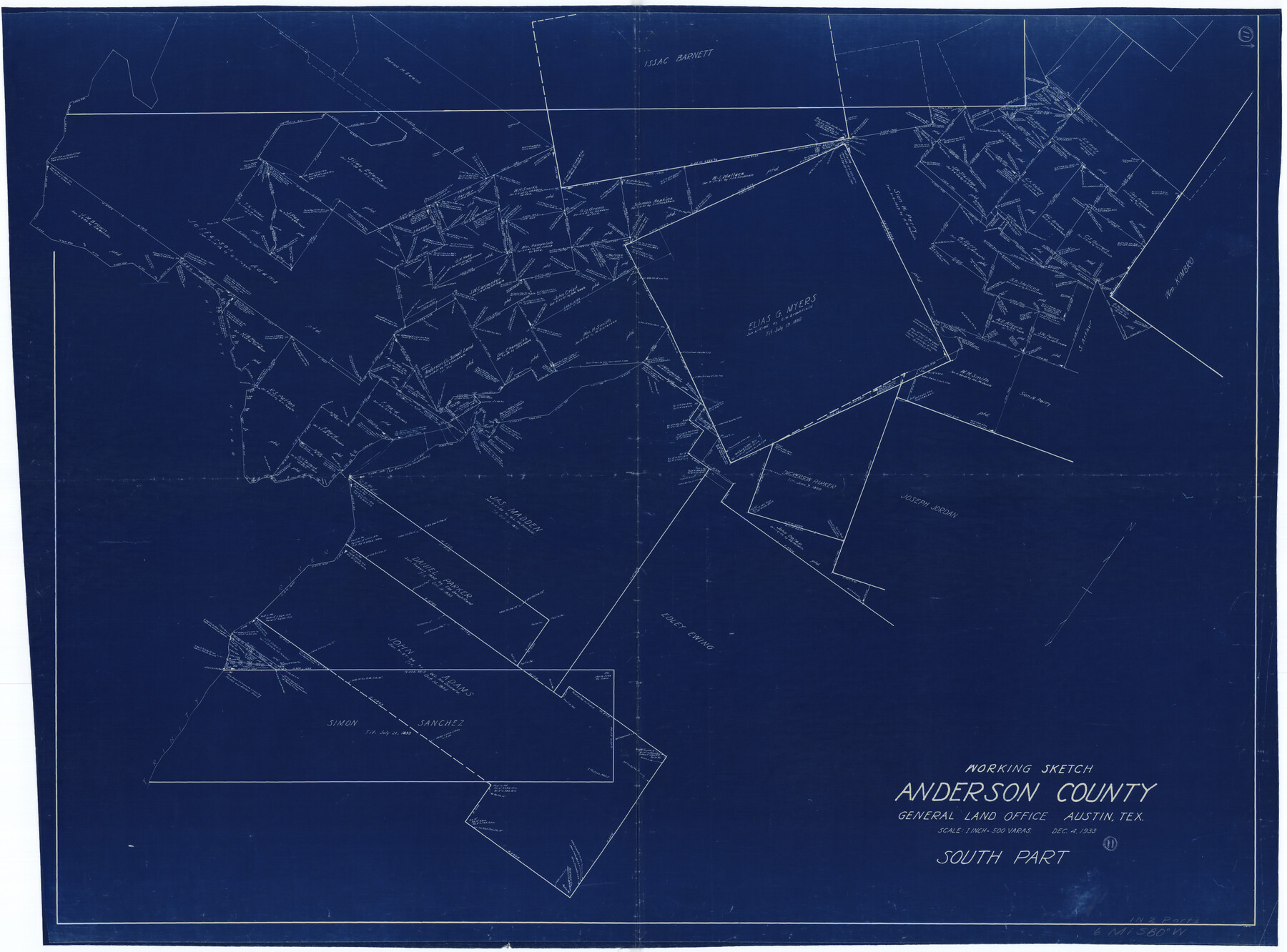 67010, Anderson County Working Sketch 11, General Map Collection