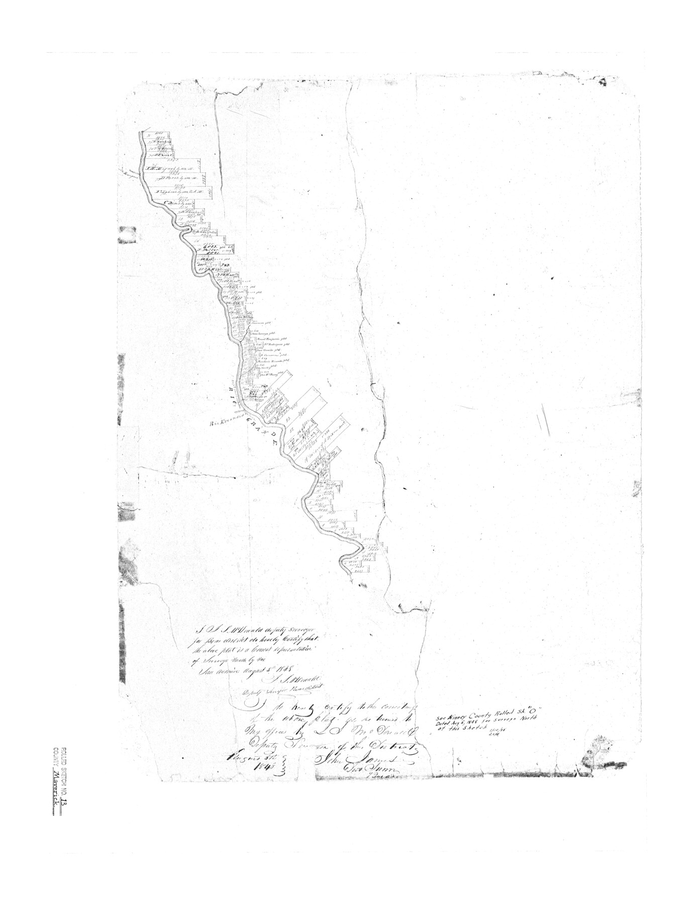 6706, Maverick County Rolled Sketch 13, General Map Collection