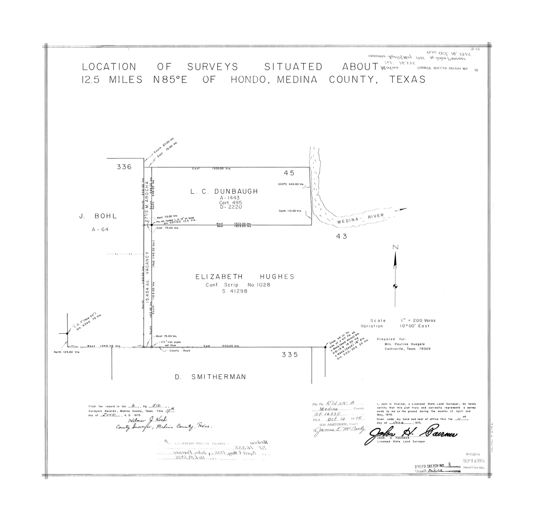 6742, Medina County Rolled Sketch 8, General Map Collection