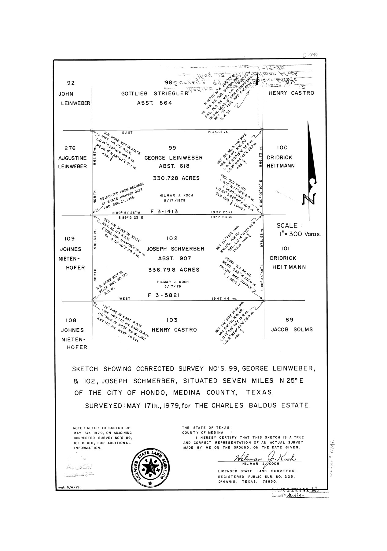 6746, Medina County Rolled Sketch 12, General Map Collection